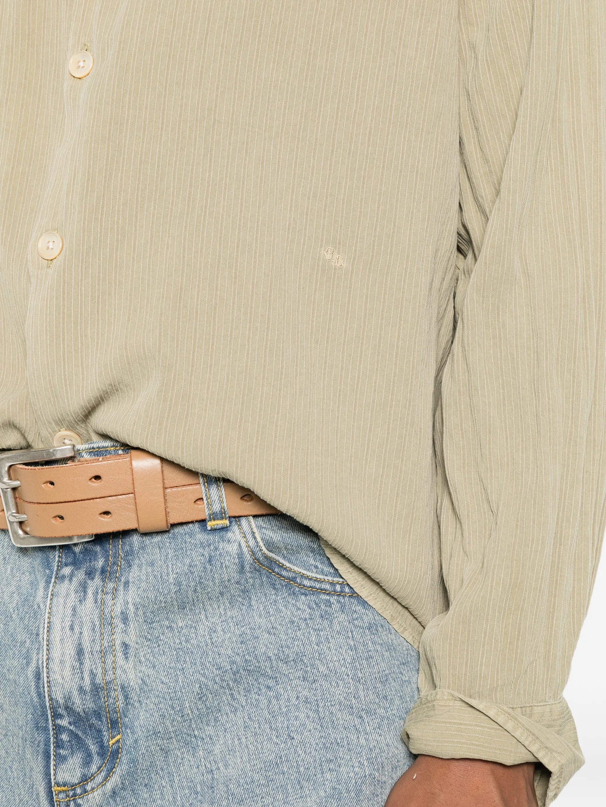 OUR Legacy Beyond crinkled - finish shirt