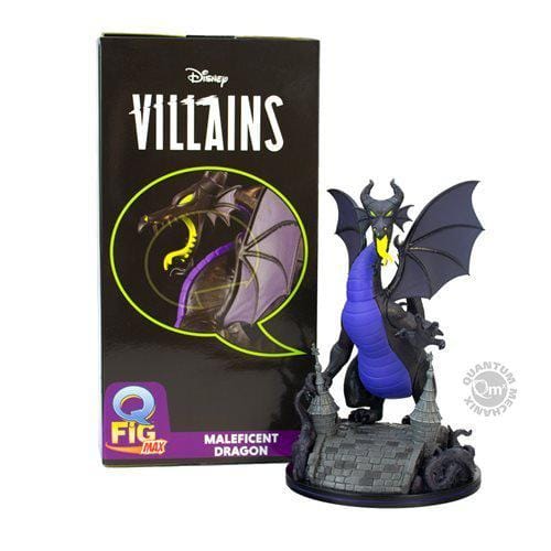 Quantum Mechanix Disney Villains Maleficent Dragon Q - Fig Max Elite