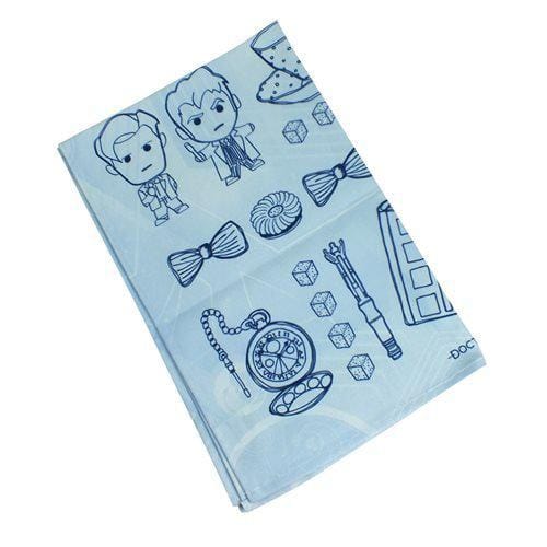 Eaglemoss Publications Eaglemoss Doctor Who Tea Time Lords Cookie Cutter & Tea Towel Tin