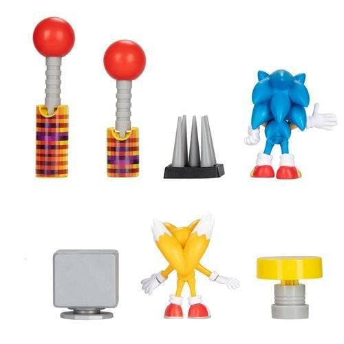 Jakks Pacific Sonic the Hedgehog 2 1/2 - Inch Figure Diorama Set