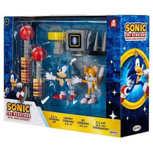 Jakks Pacific Sonic the Hedgehog 2 1/2 - Inch Figure Diorama Set