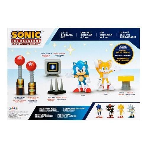 Jakks Pacific Sonic the Hedgehog 2 1/2 - Inch Figure Diorama Set