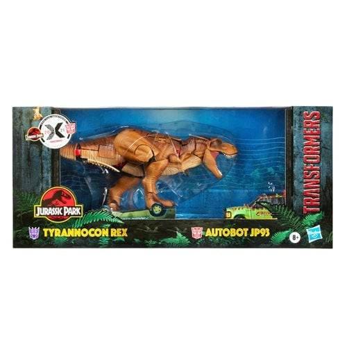 Hasbro Jurassic Park Transformers Mash - Up Tyrannocon Rex and Autobot JP93 Set