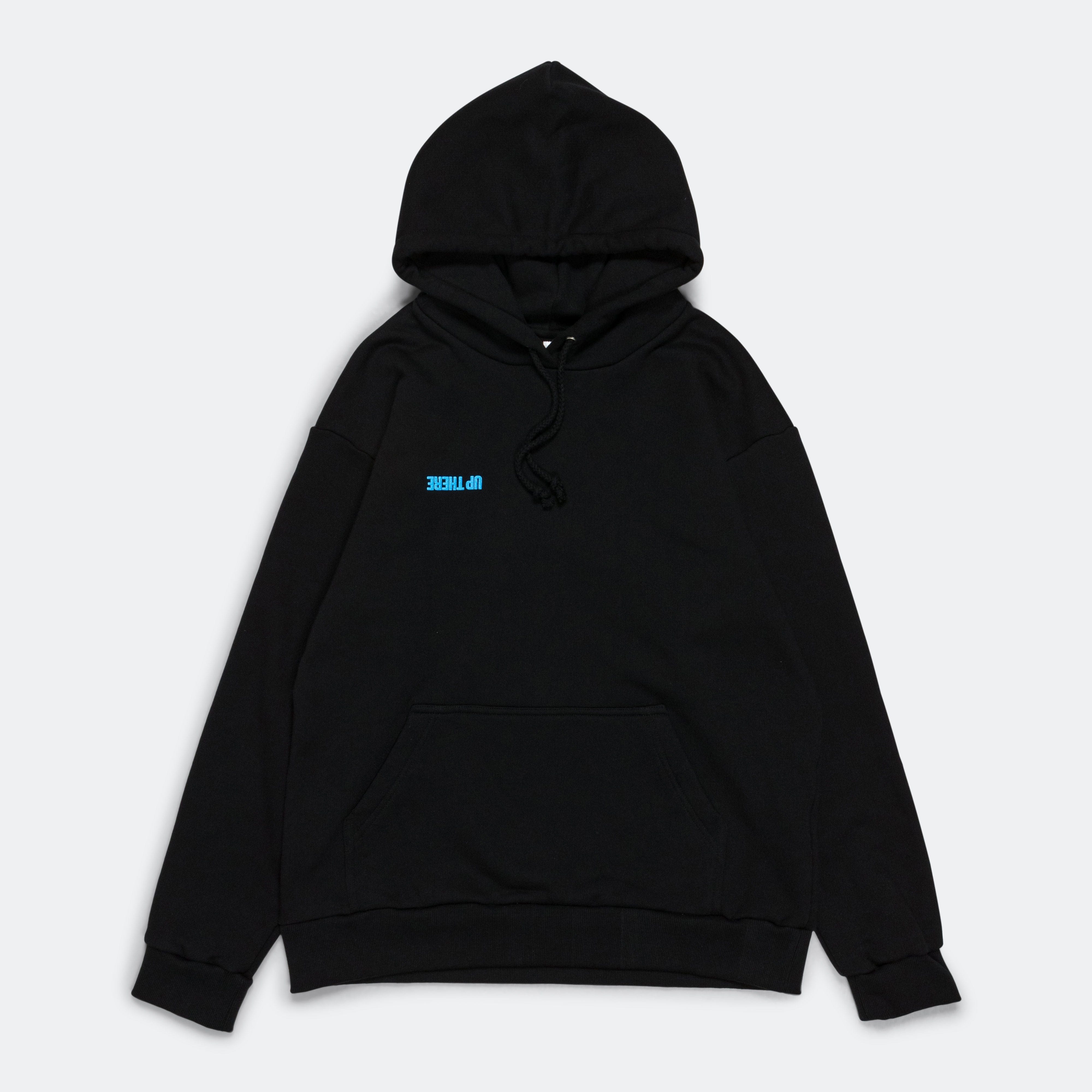Logo Hoodie - Black/Blue