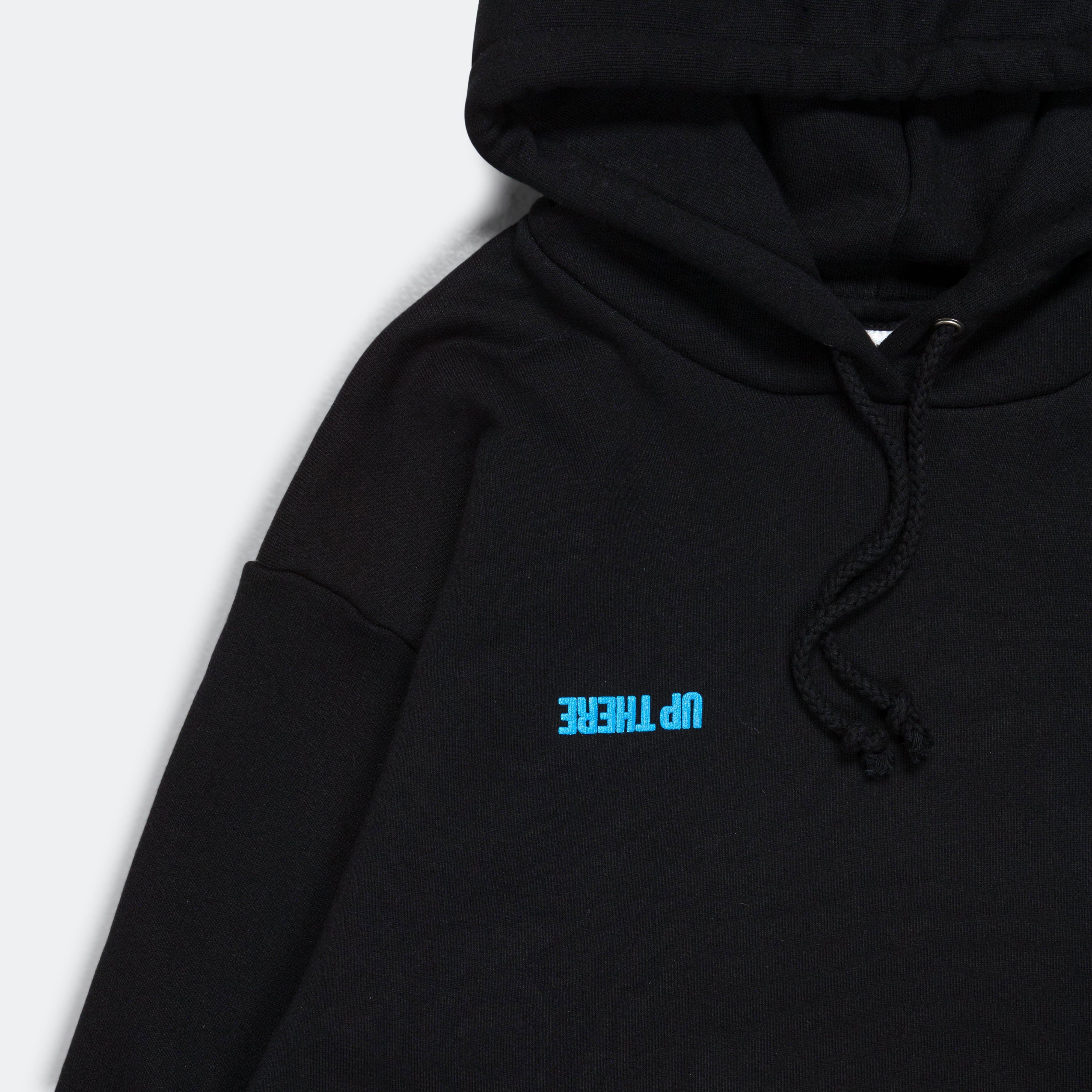 Logo Hoodie - Black/Blue