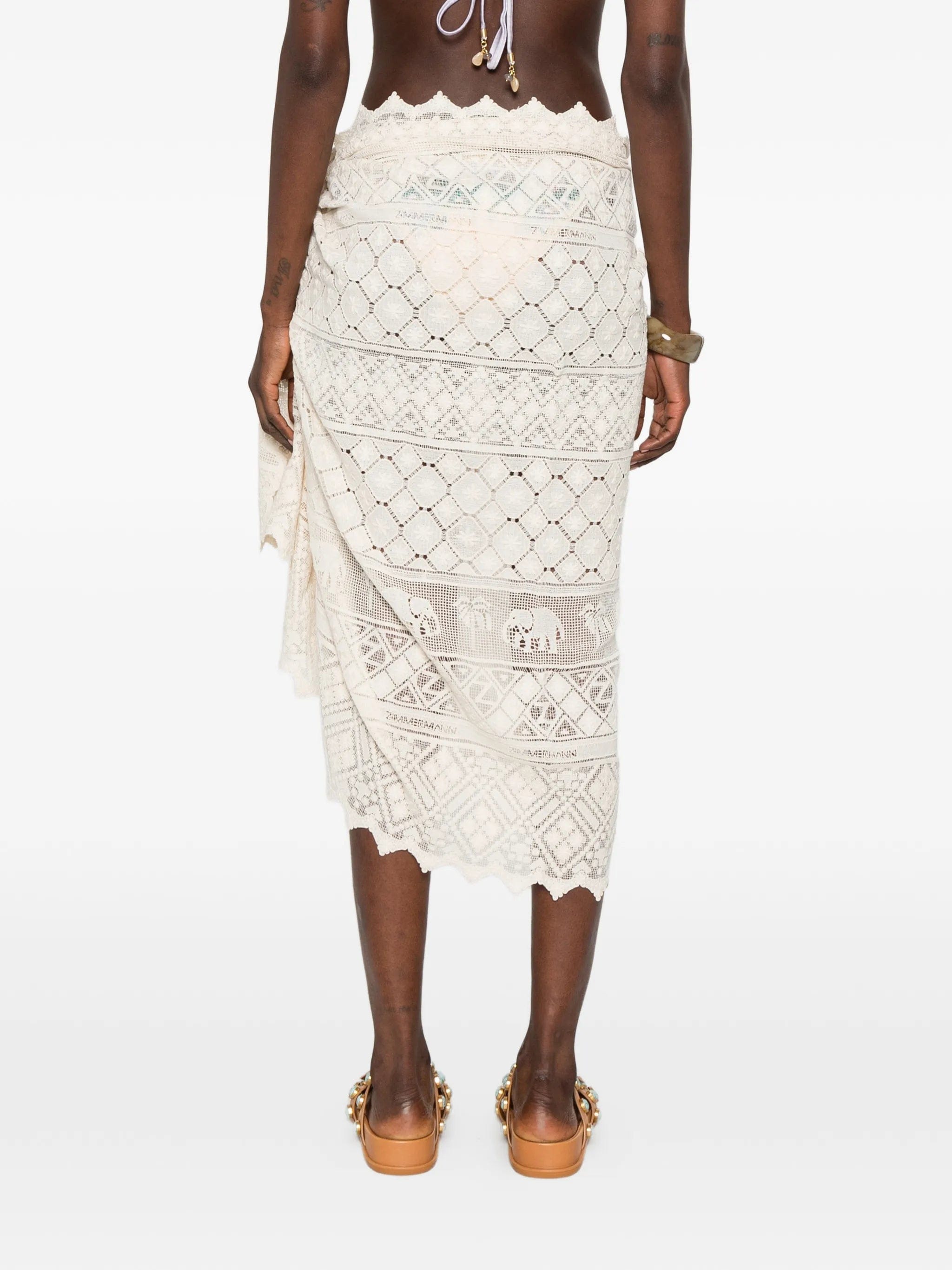 Zimmermann crochet - knit sarong