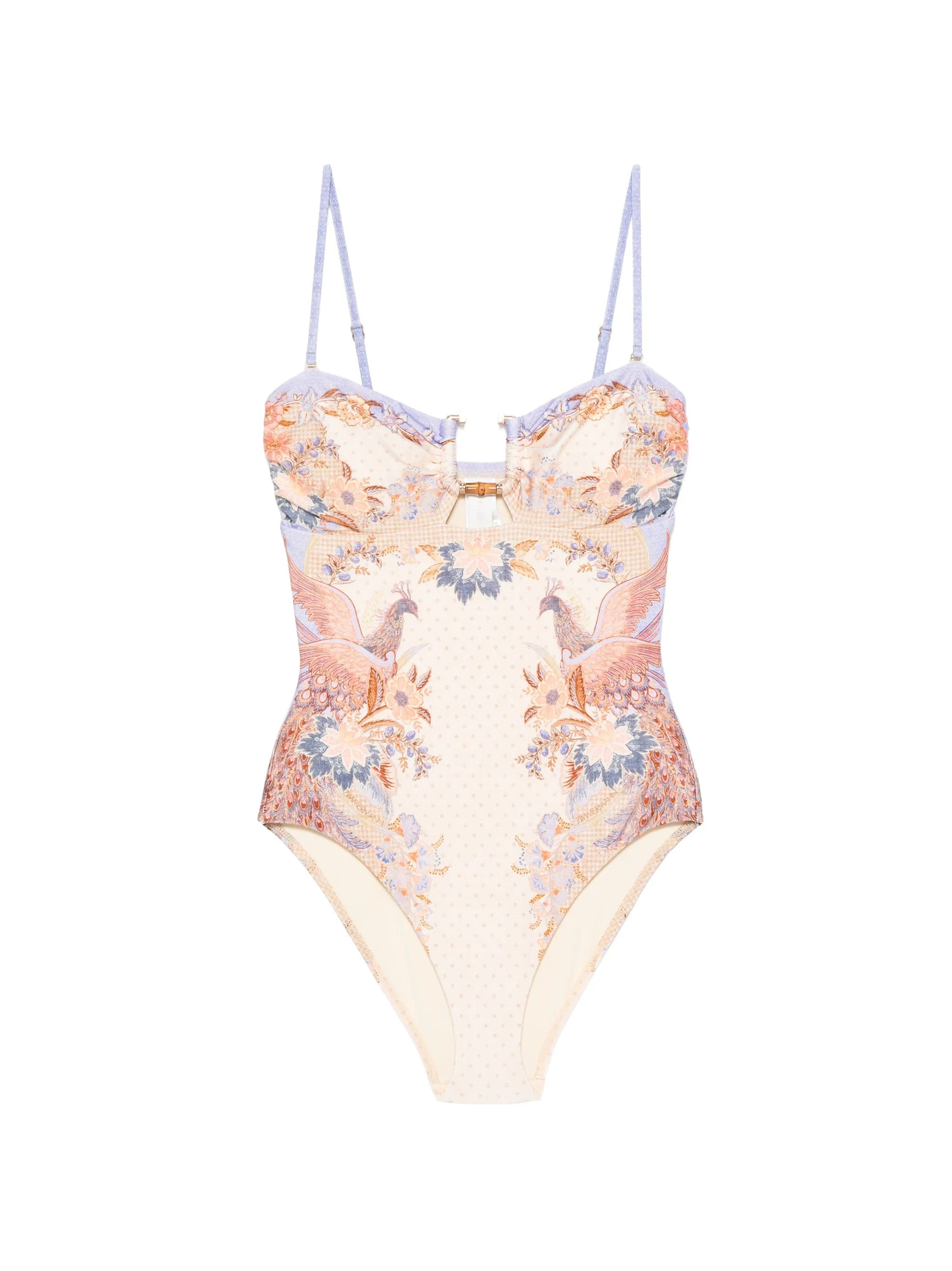 Zimmermann Indra bamboo - trim swimsuit