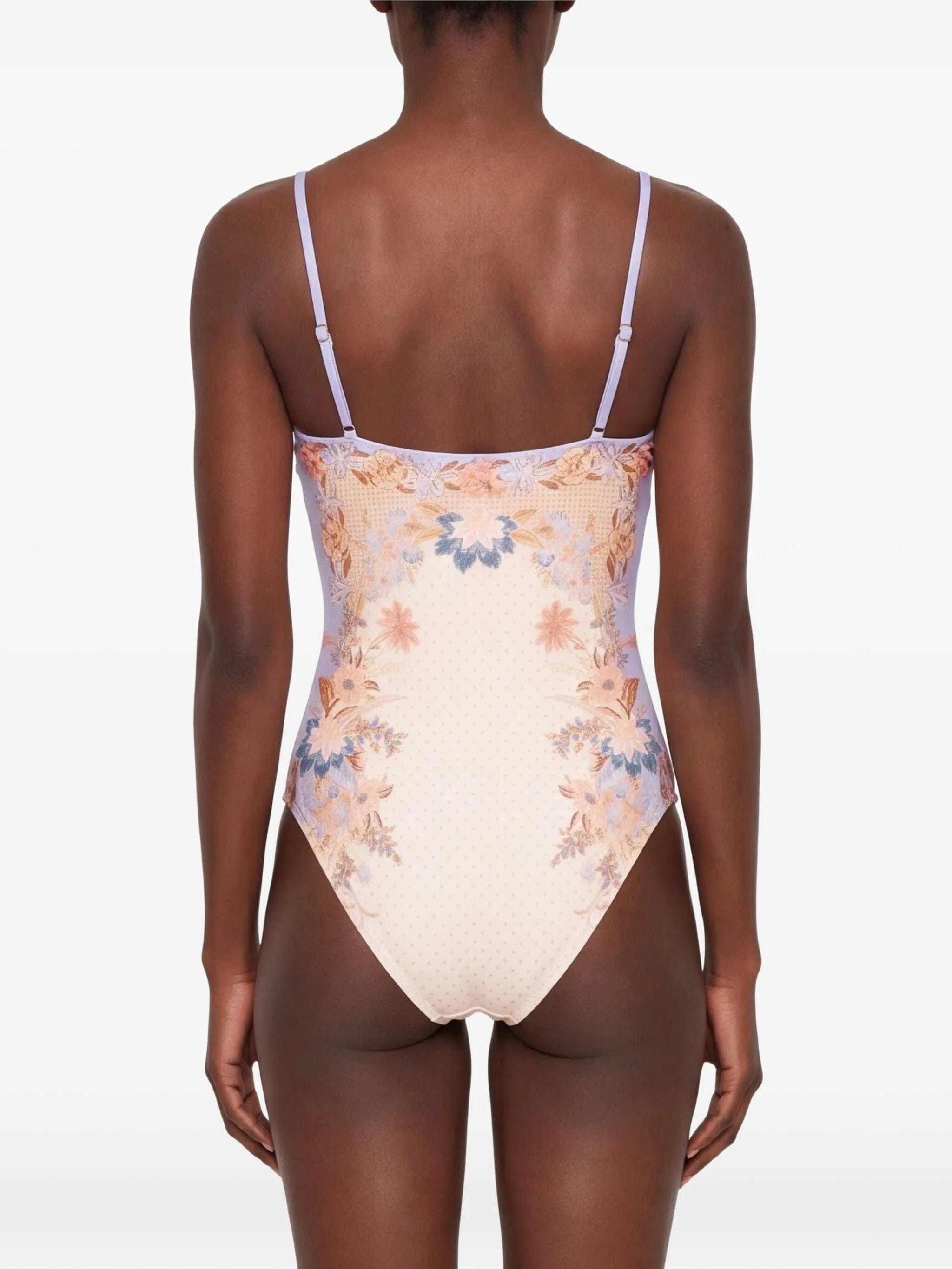 Zimmermann Indra bamboo - trim swimsuit