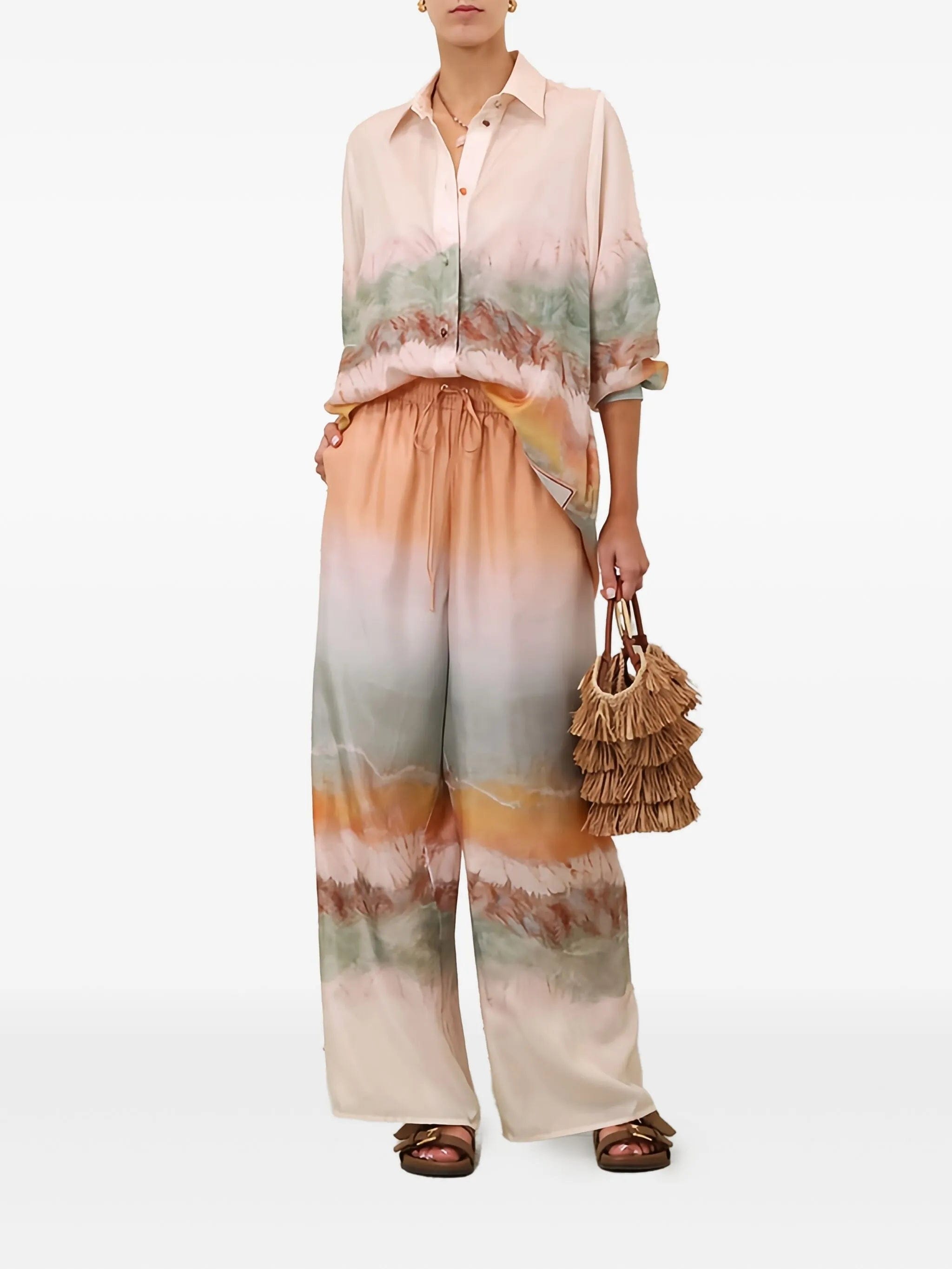 Zimmermann Daylight relaxed trousers