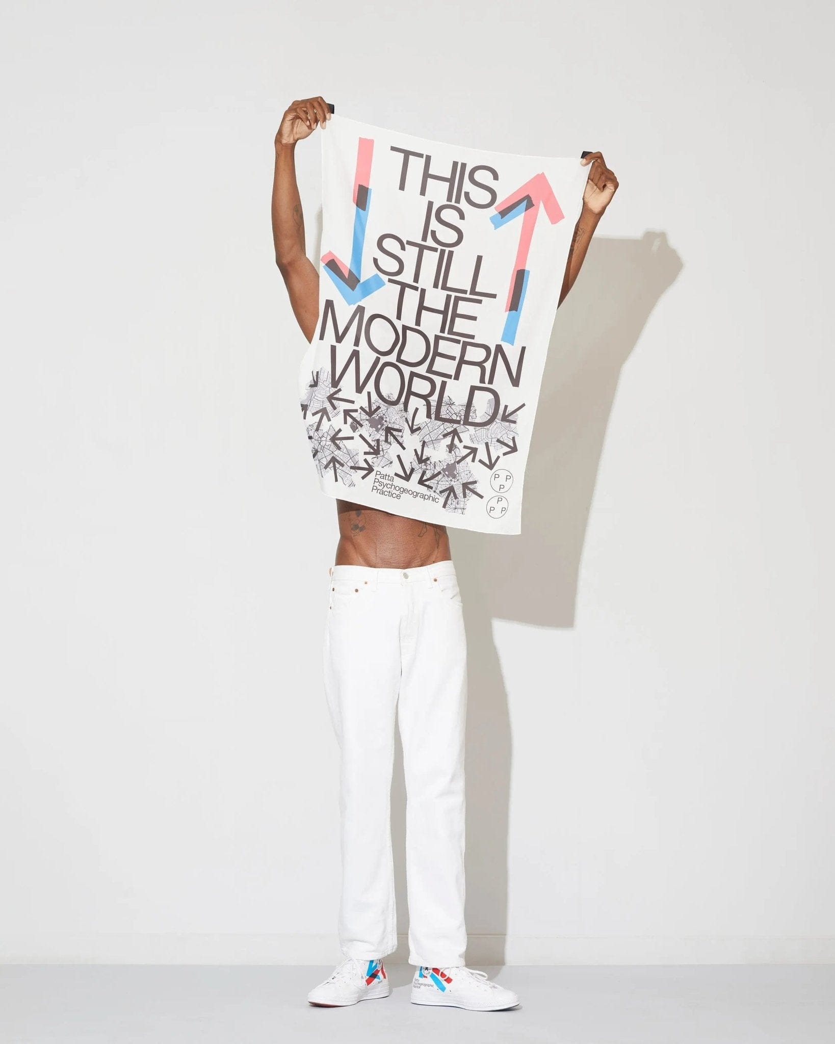 Patta x Experimental Jetset Flag (White)
