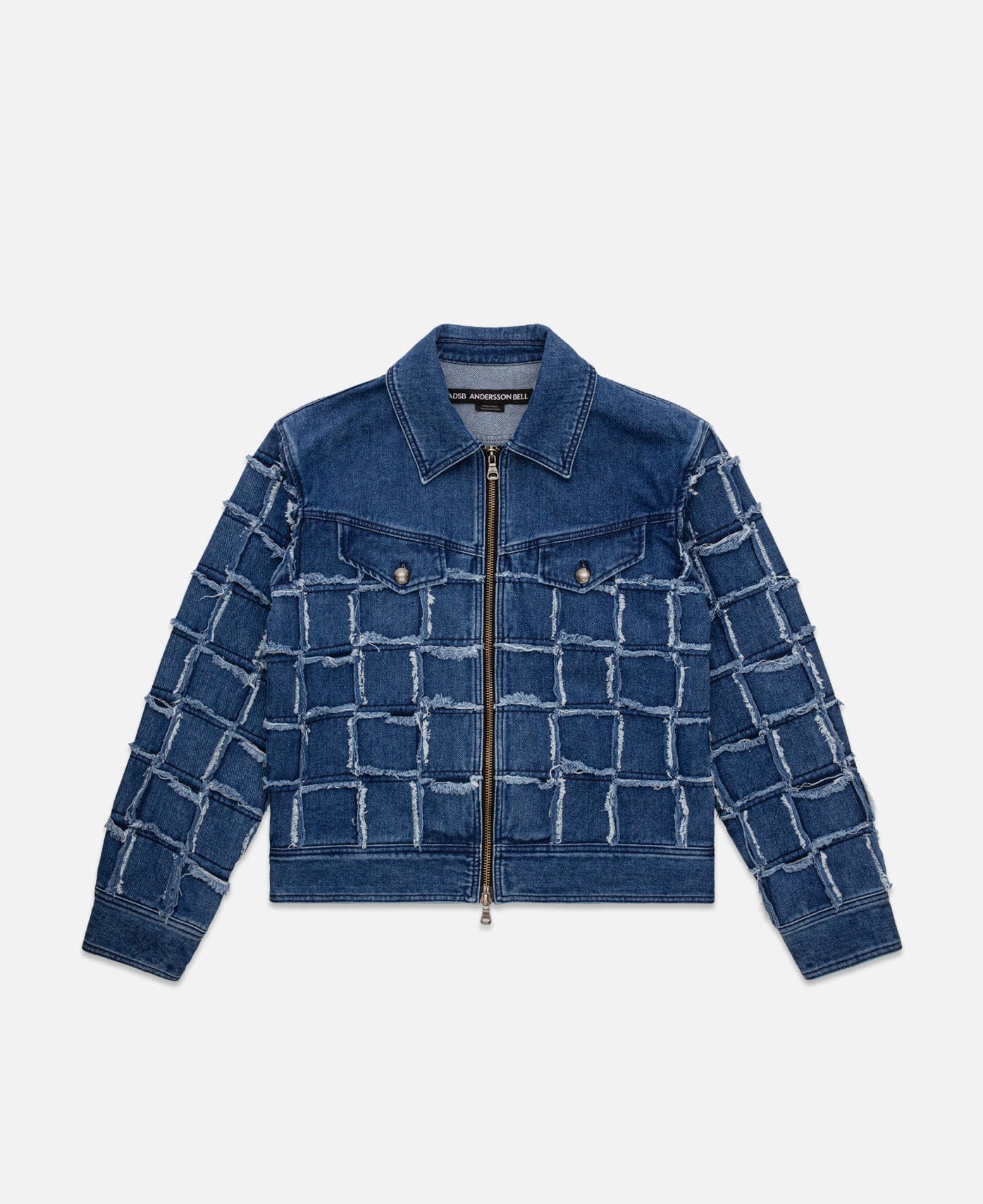 Andersson Bell Unisex New Patchwork Denim Jacket (Blue)