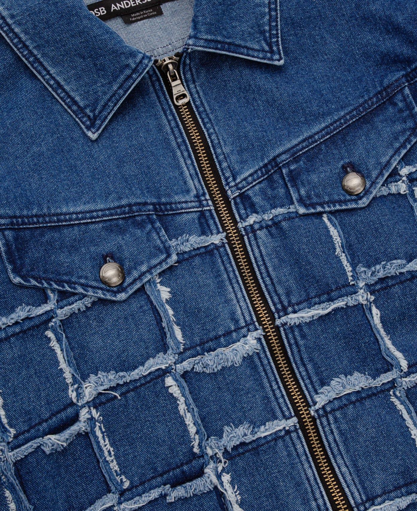Andersson Bell Unisex New Patchwork Denim Jacket (Blue)