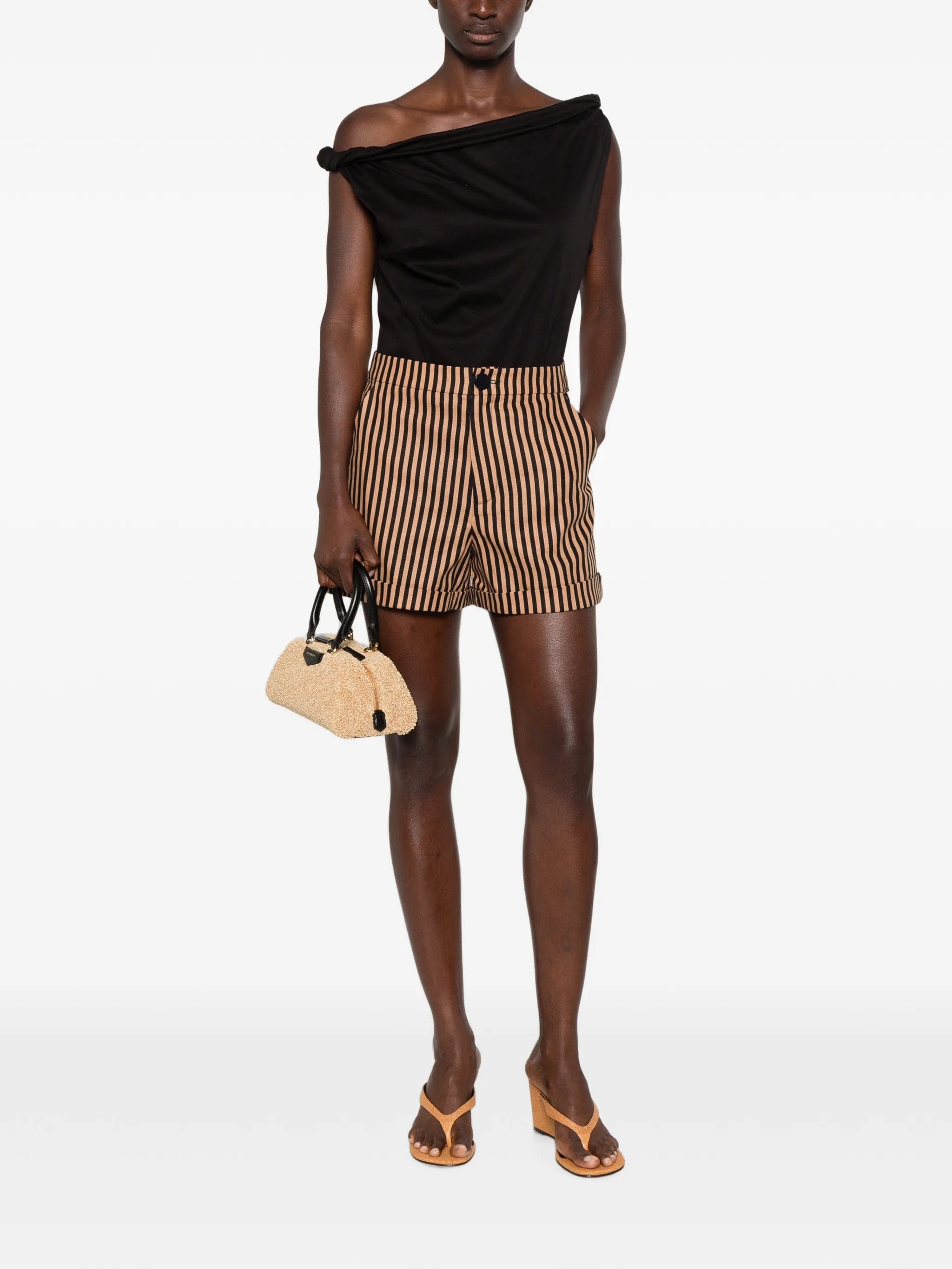 Simon Miller Como striped - pattern shorts