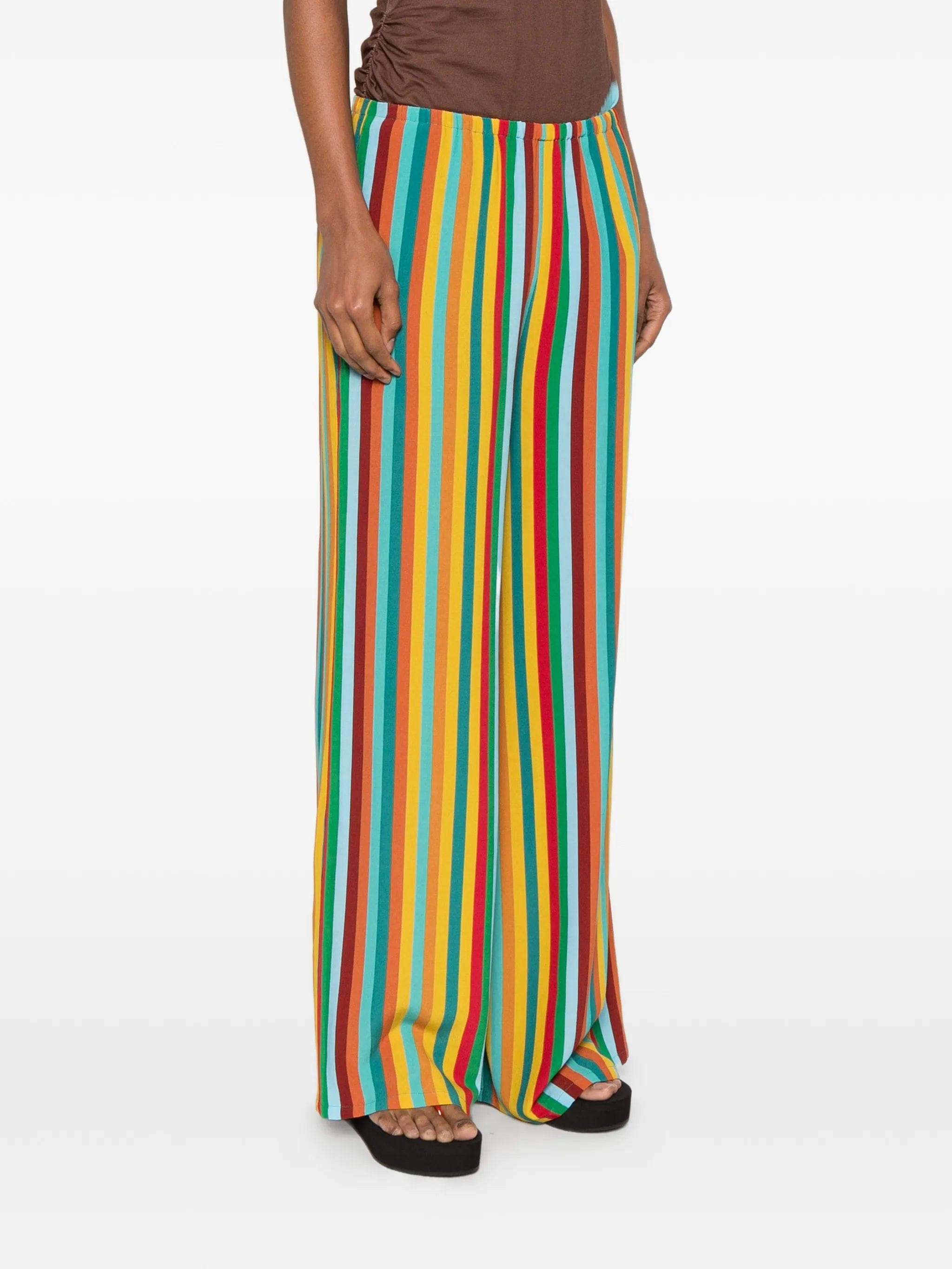Simon Miller Nella striped - pattern palazzo pants