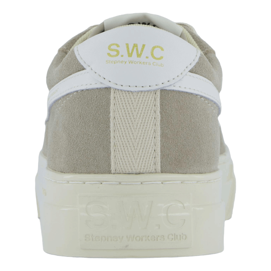 Stepney Workers Club Dellow S - strike Cup Suede Lt Grey & White