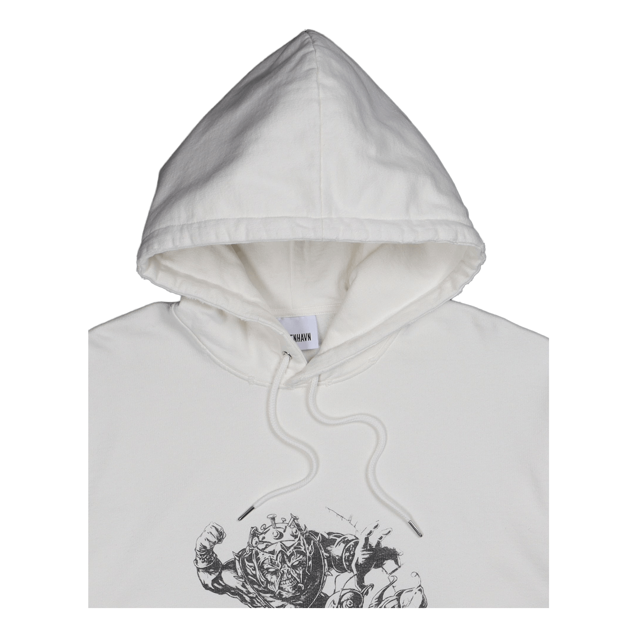 Han Kjobenhavn Artwork Hoodie Off White