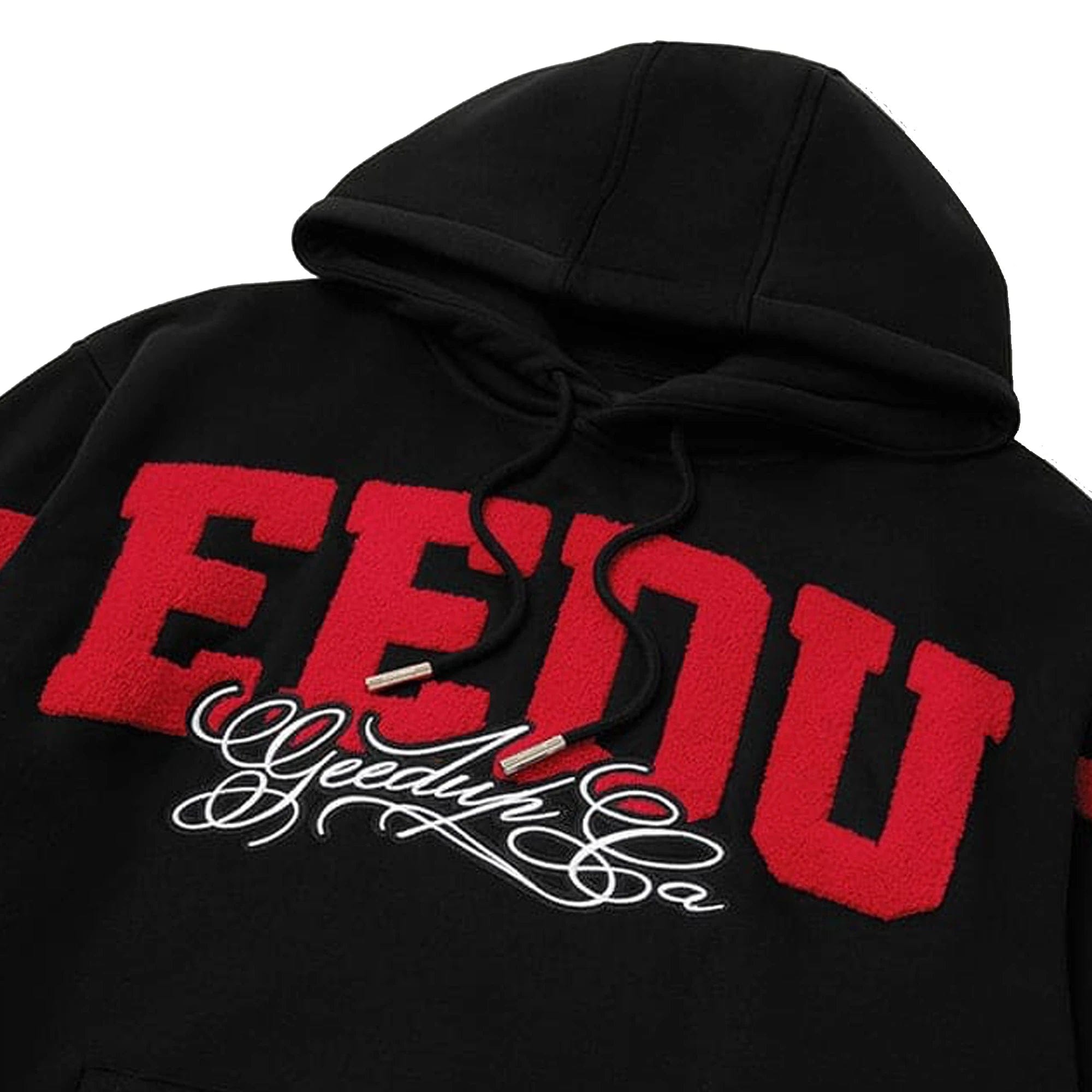 Geedup Team Logo/Handstyle Hoodie Black / Red (2026)