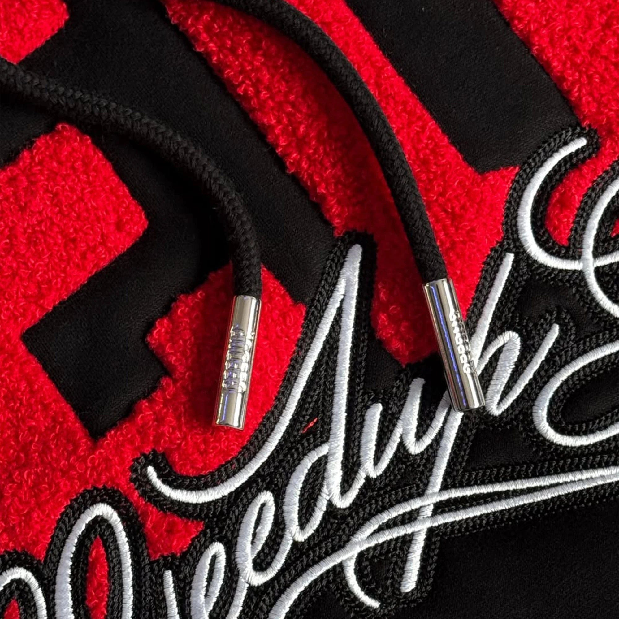 Geedup Team Logo/Handstyle Hoodie Black / Red (2026)