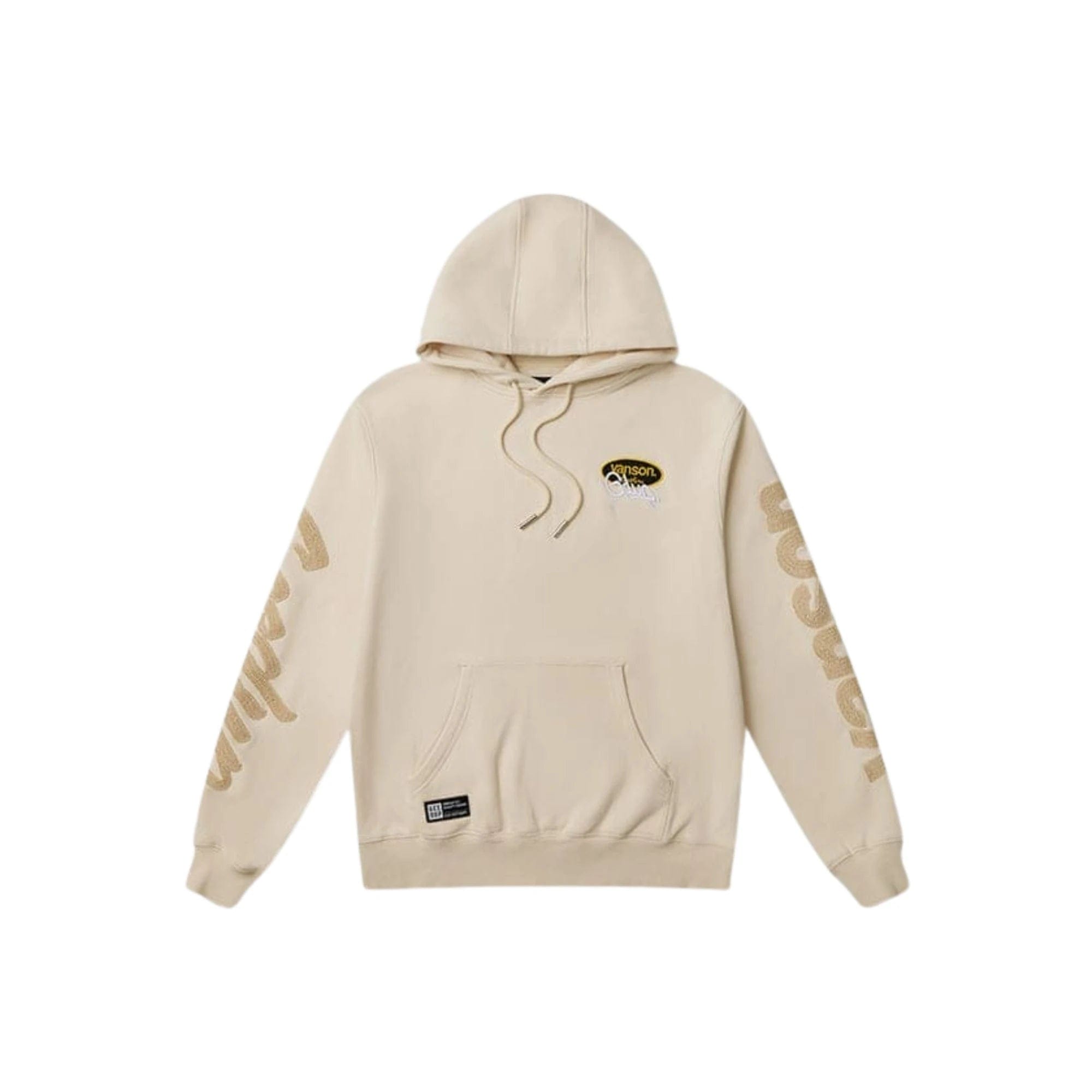 Geedup Script Logo x Vanson Hoodie Cream (2026)
