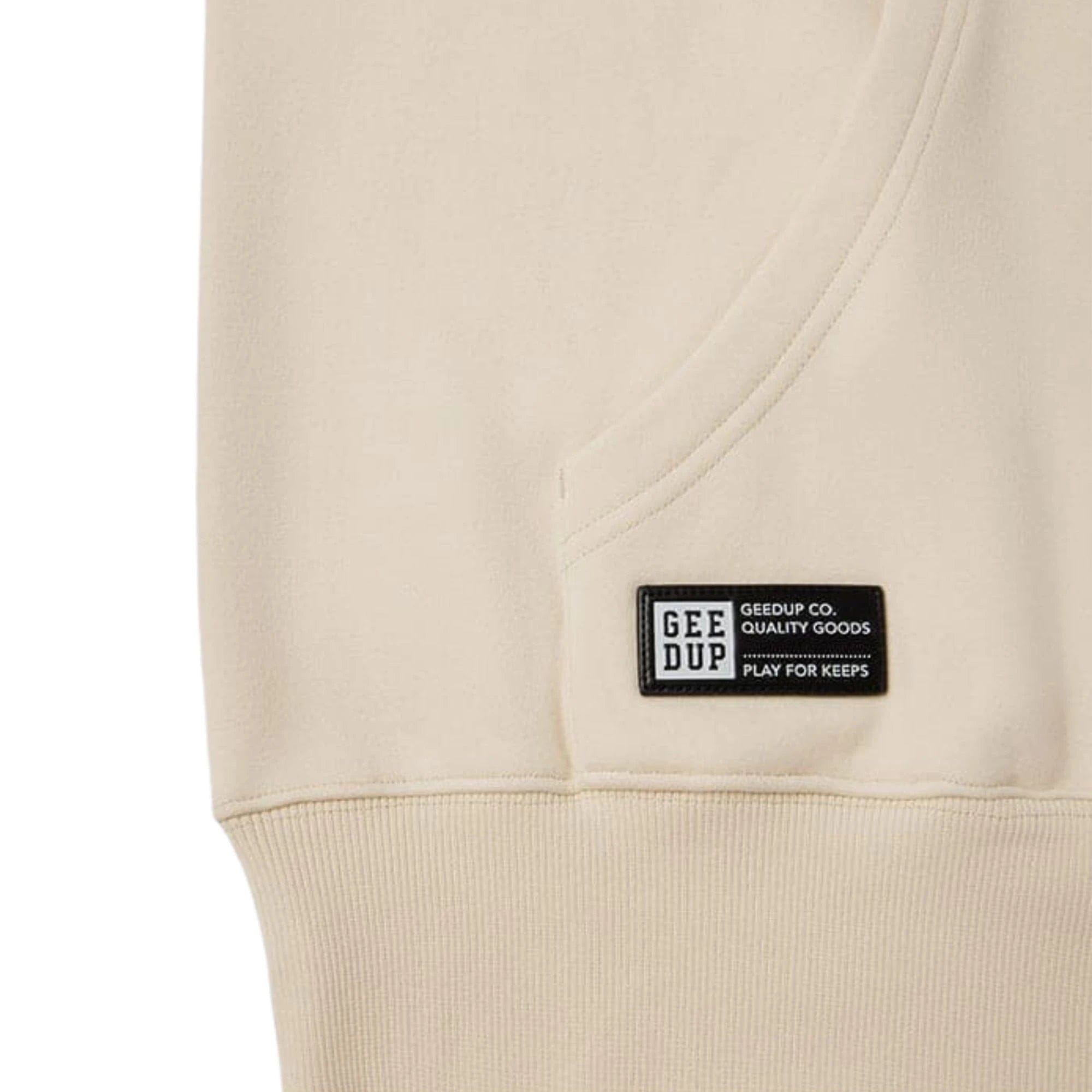 Geedup Script Logo x Vanson Hoodie Cream (2026)