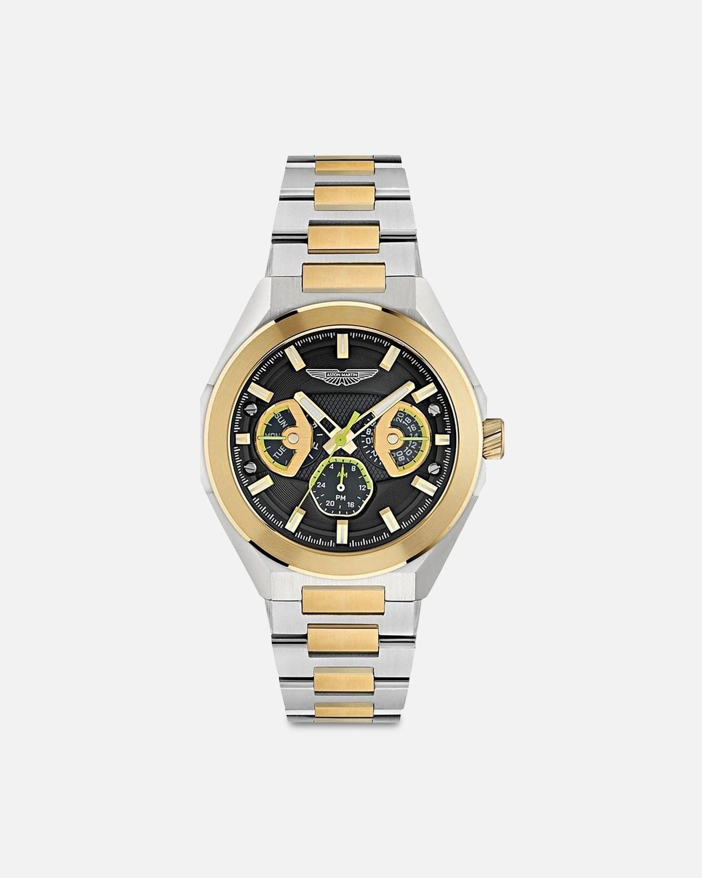 Aston Martin TKS Two Tone Bracelet Watch Black