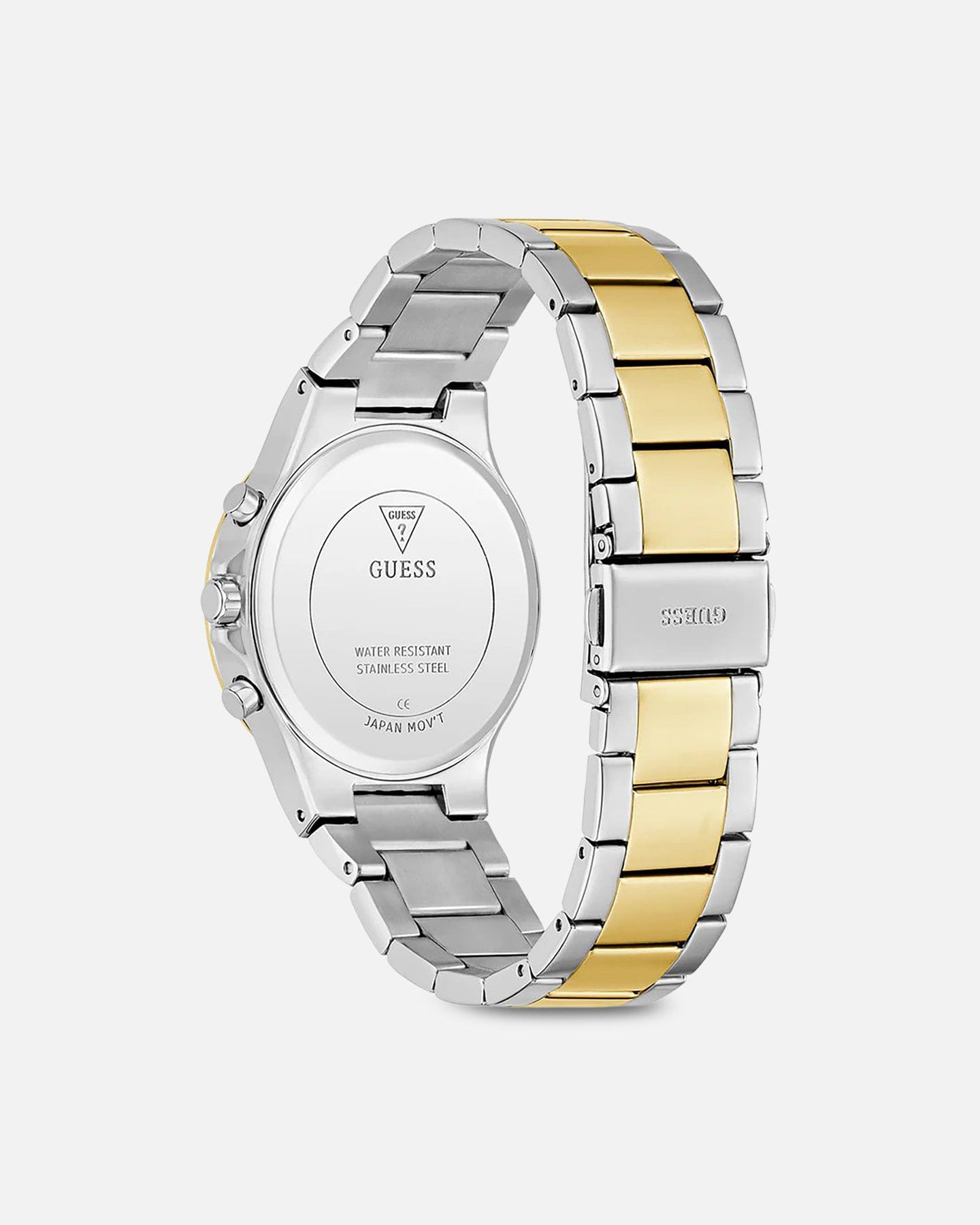 GUESS Mainline Moonlight Two Tone Bracelet Watch White