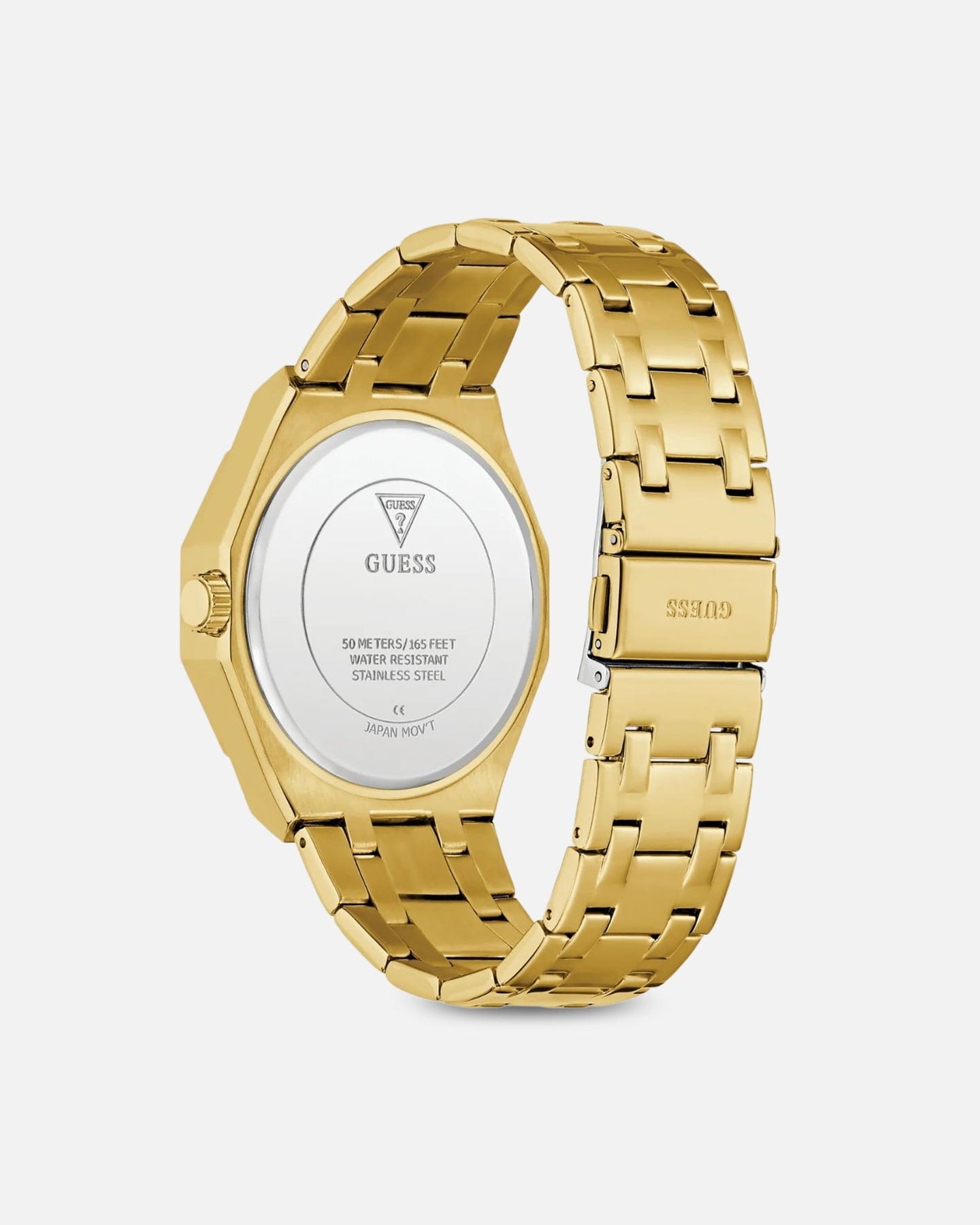 GUESS Mainline Kryptonite Glitz Bracelet Watch Gold