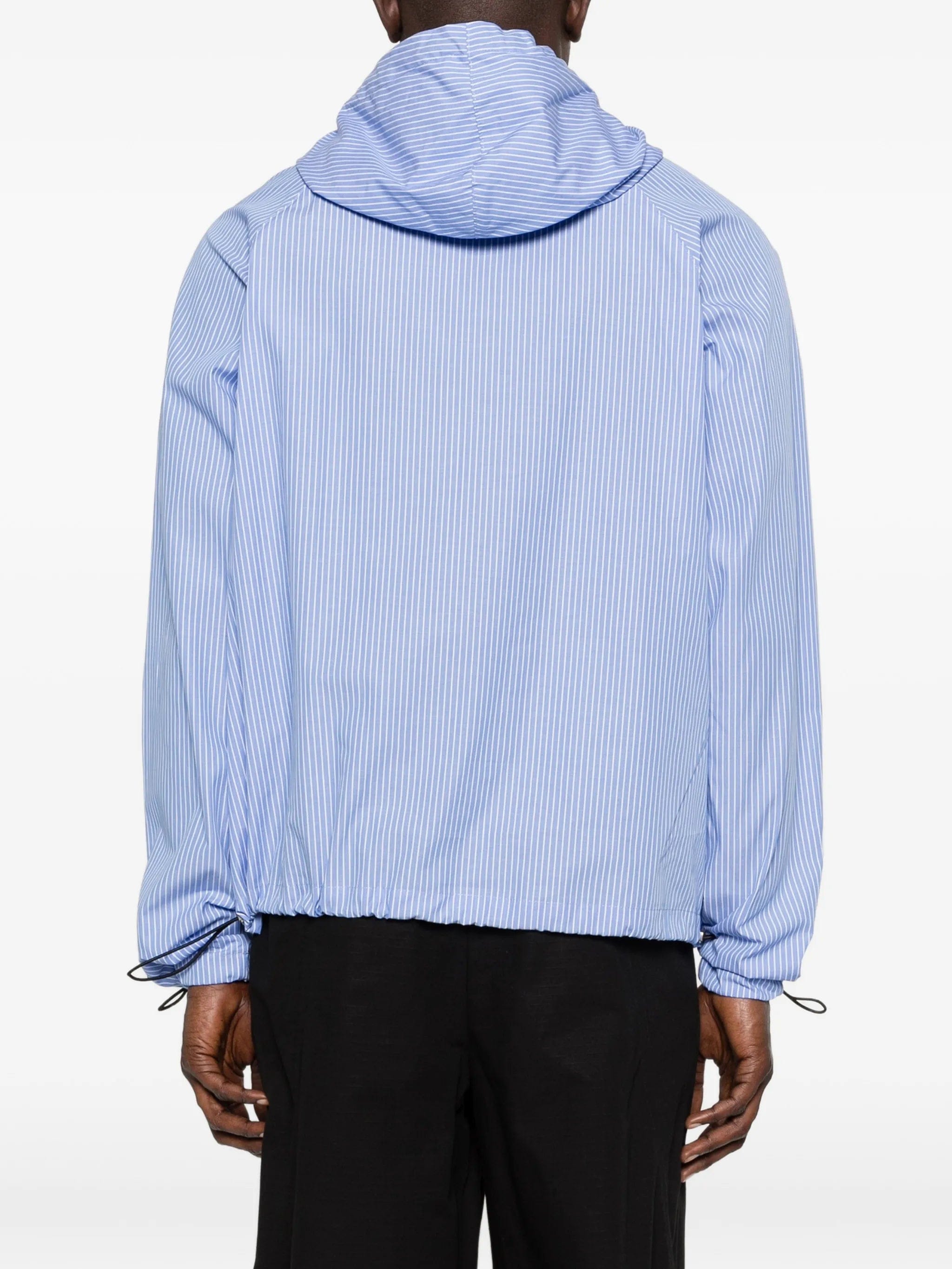 Reese Cooper striped hooded jacket