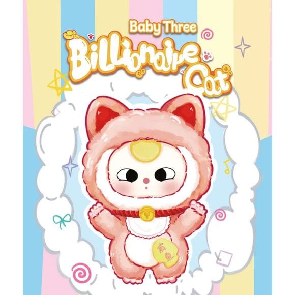 Baby Three Cureplaneta Baby Three Billionaire Lucky Cat Plush Lucky Bag Blind Box