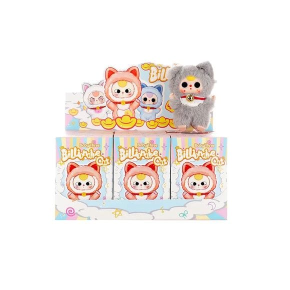 Baby Three Cureplaneta Baby Three Billionaire Lucky Cat Plush Lucky Bag Blind Box