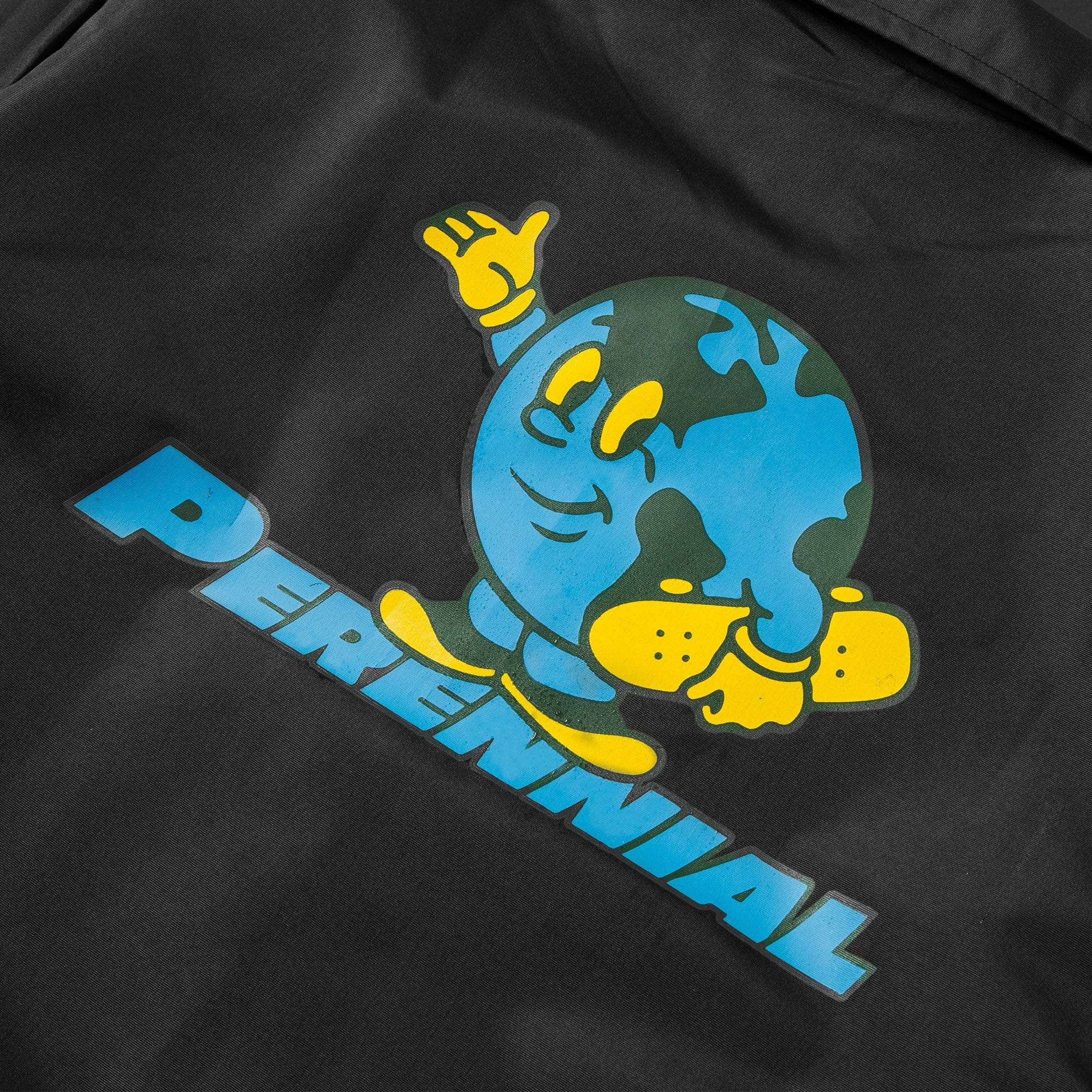 Perennial Skate Co. Skate The Earth Coach Jacket - Black