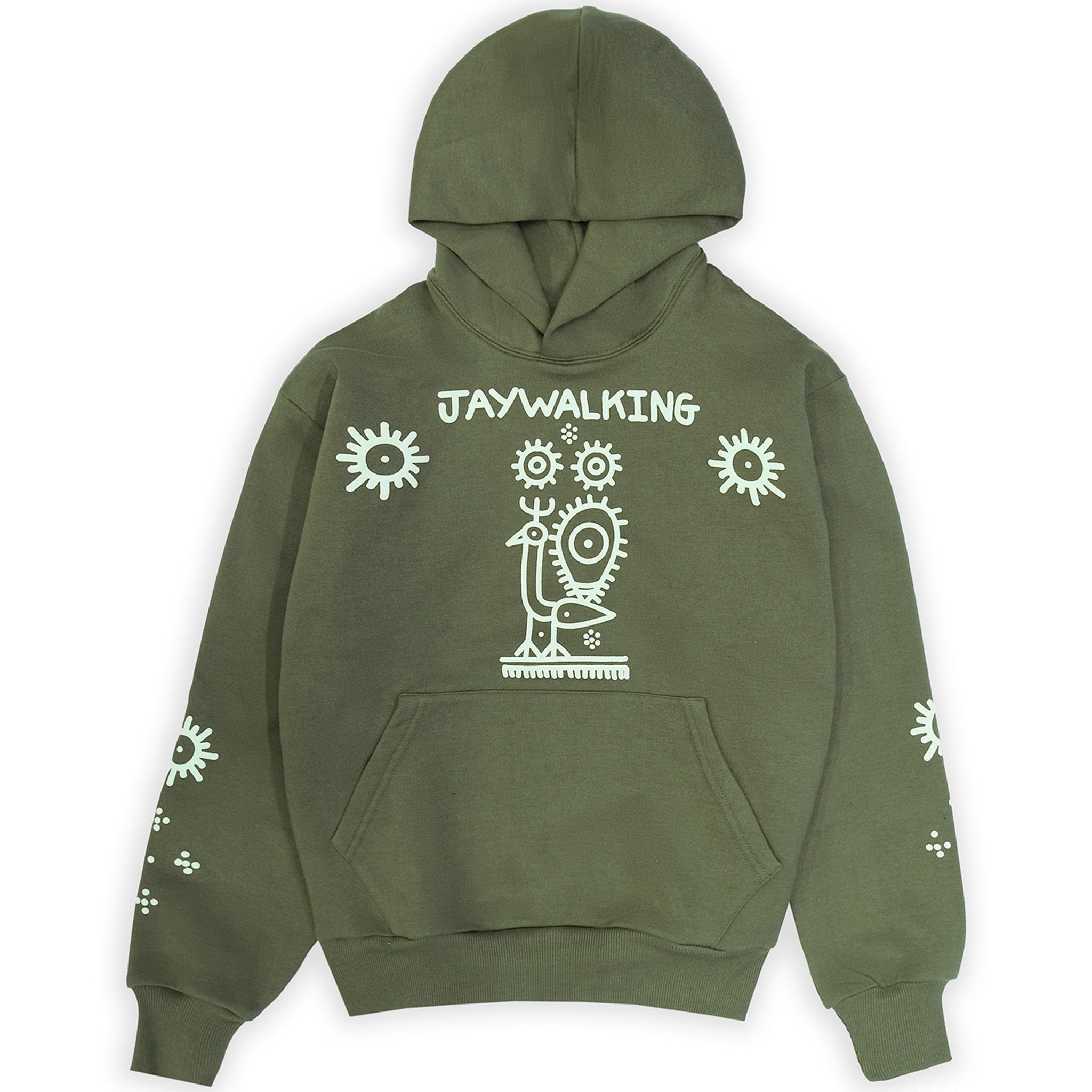 Jaywalking MOTHER NATURE HOODIE (OLIVE)