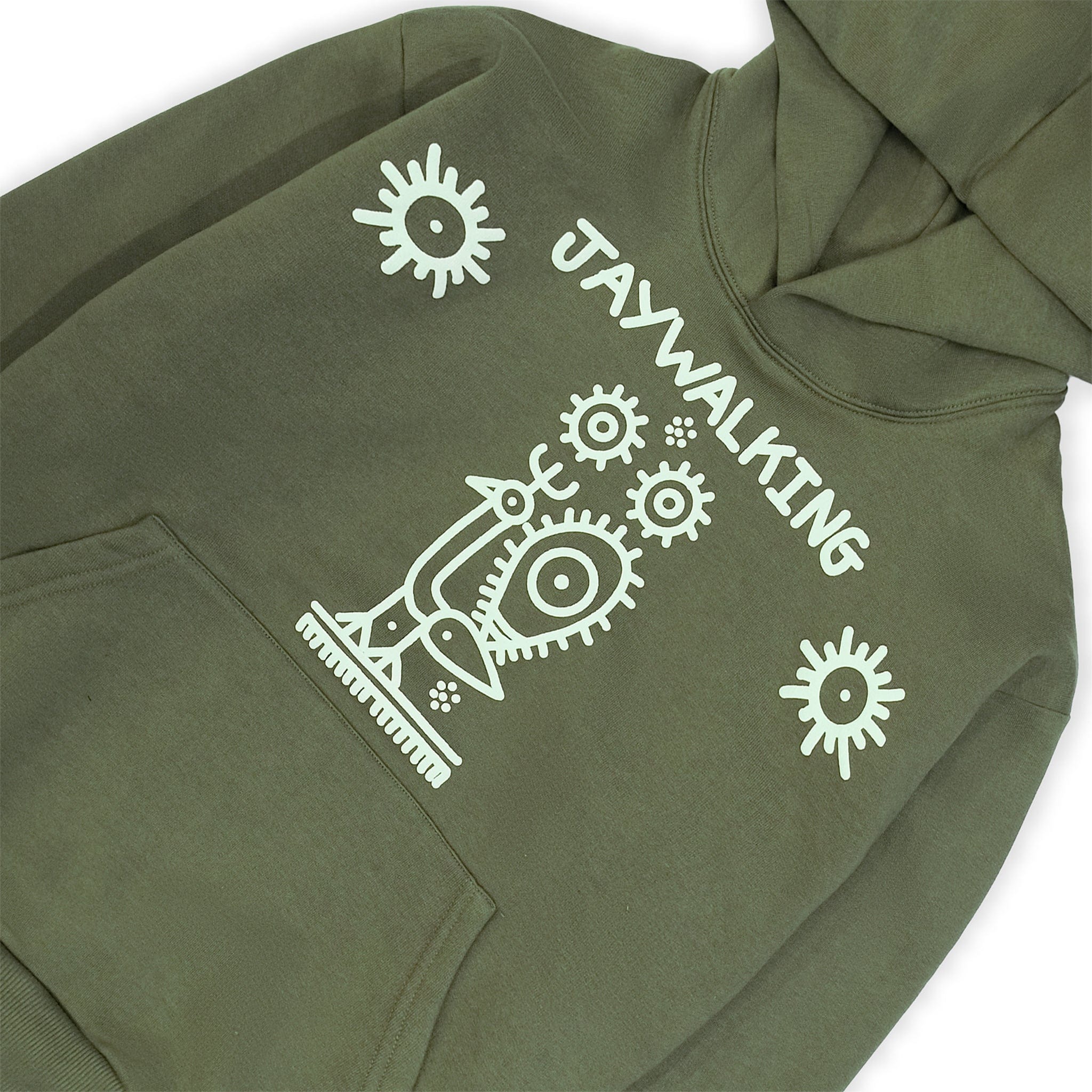Jaywalking MOTHER NATURE HOODIE (OLIVE)