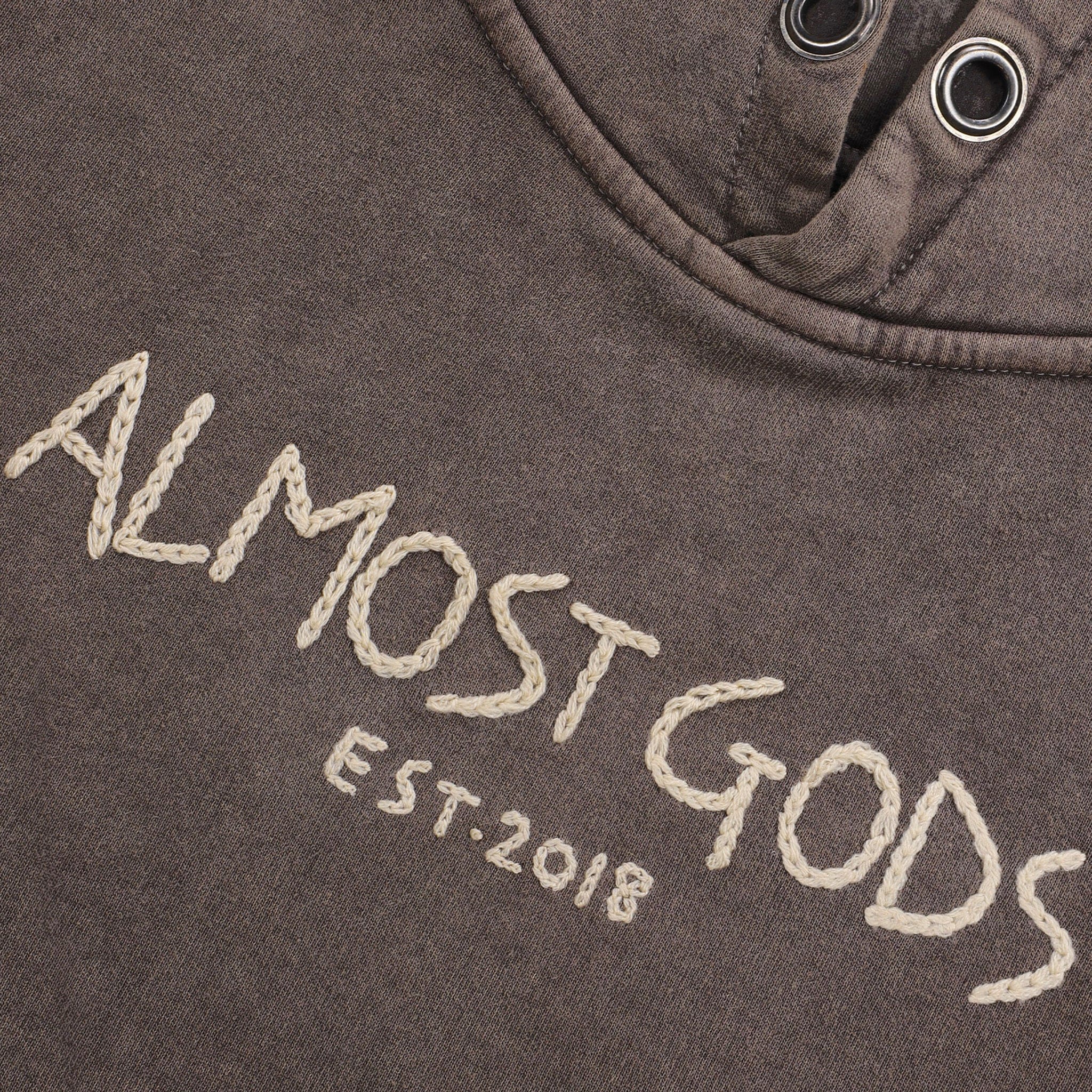 Almost Gods HAND EMBROIDERED AARI CROPPED HOODIE