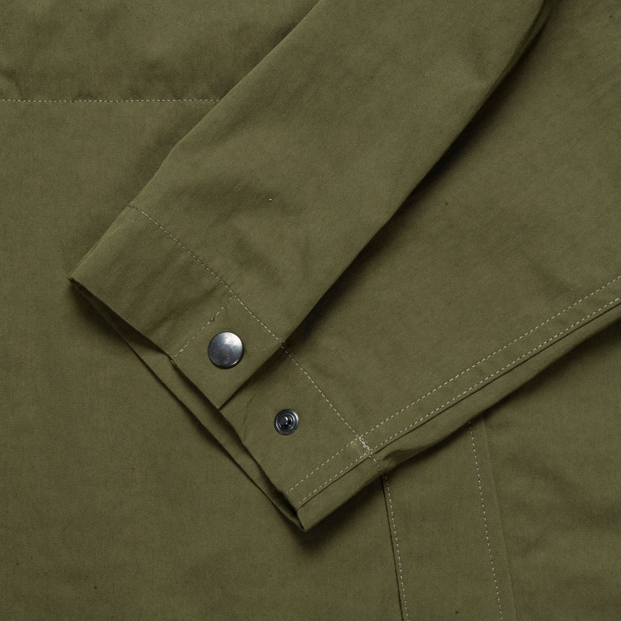 MHL. Stand Collar Anorak - Proofed Cotton Nylon Grass