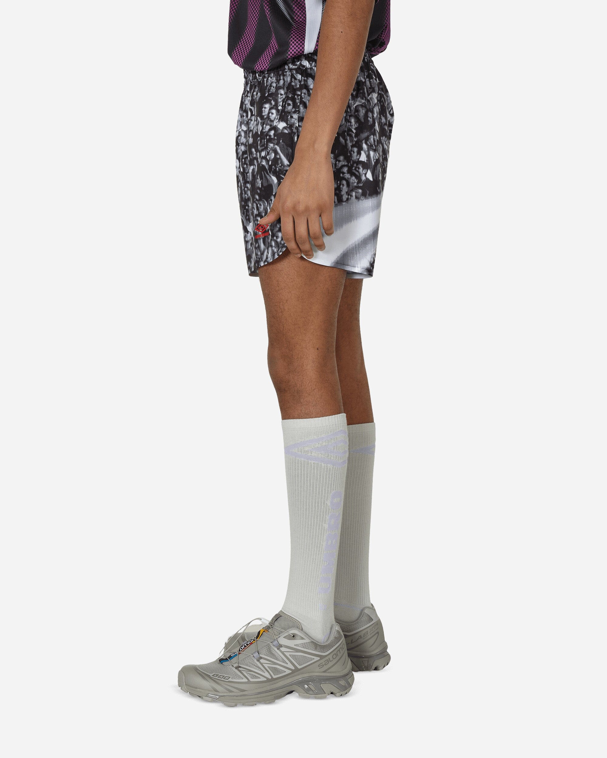 Umbro Printed Shorts White / Black
