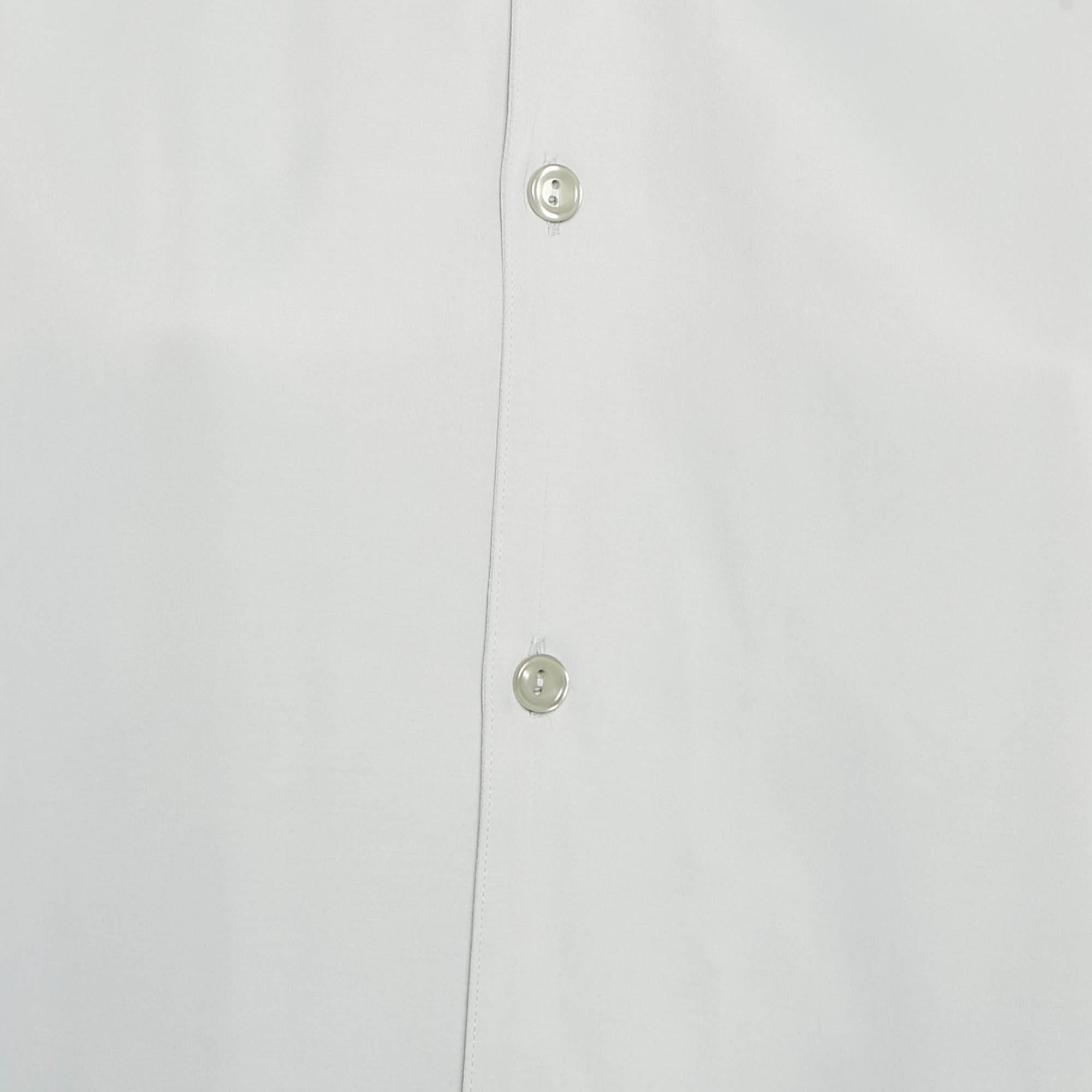 Sandro Grey Crepe Buttoned Full Sleeve Shirt
