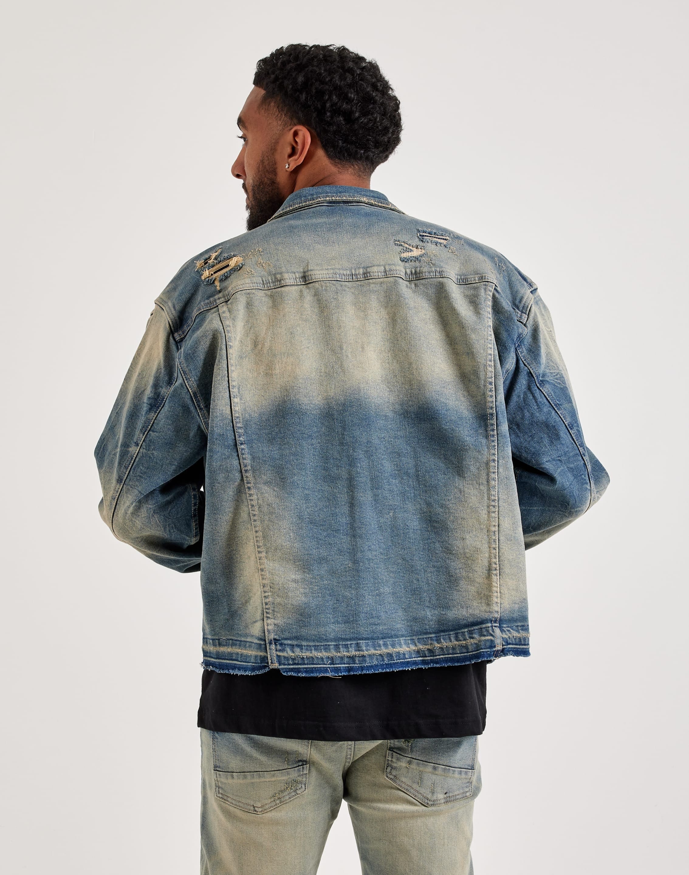 Smoke Rise Distressed Denim Jacket