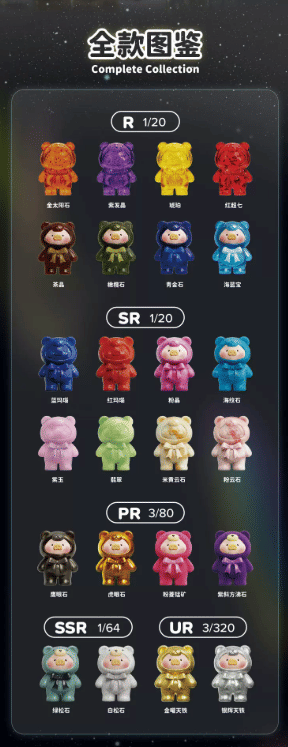 Taropudding LuLu the Piggy - Teddy MINI Standing Series Blind Bag by Toyzero+