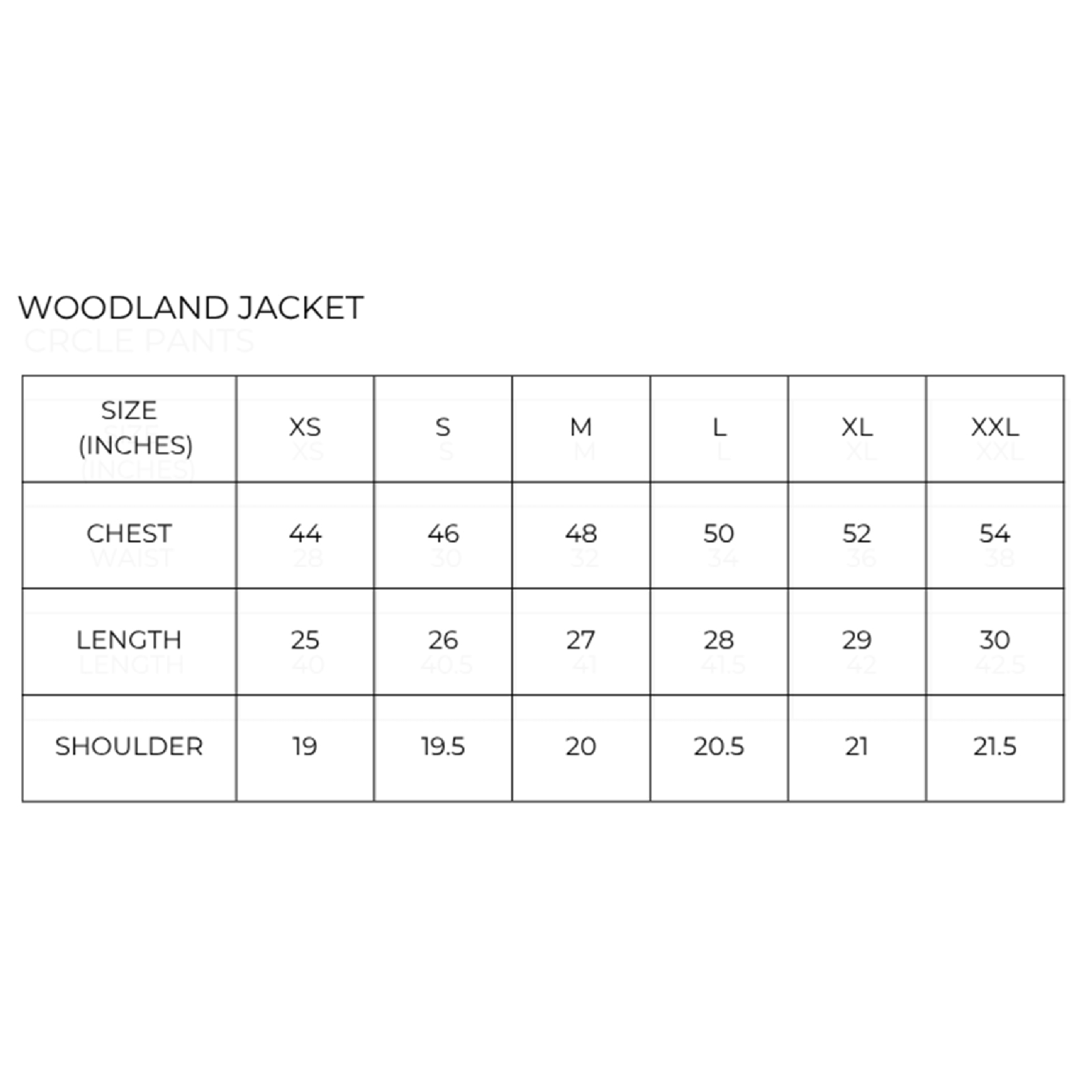 CRCLE WOODLAND JACKET