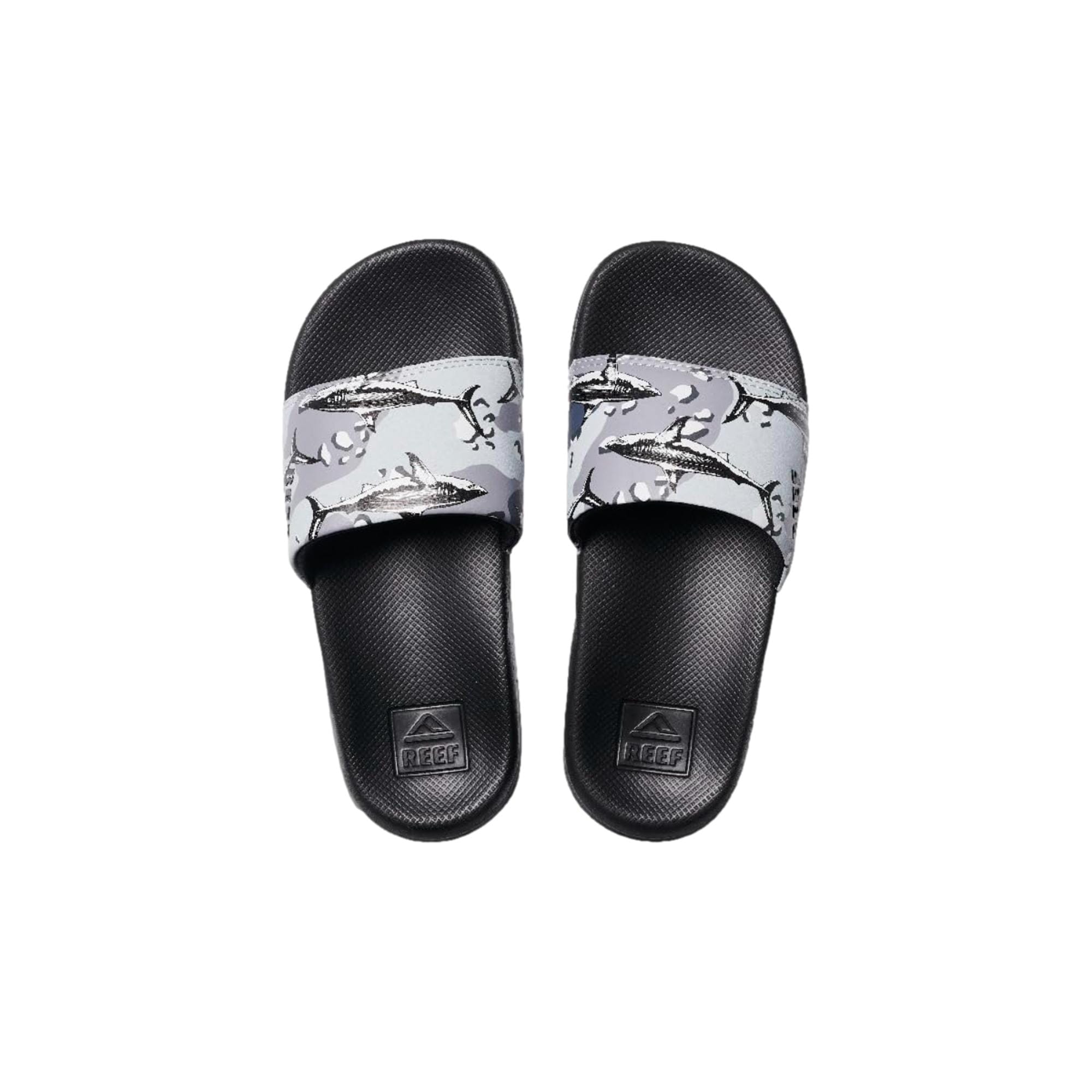 Reef One Slide Grey Camo Shark CJ4111 Pre - School