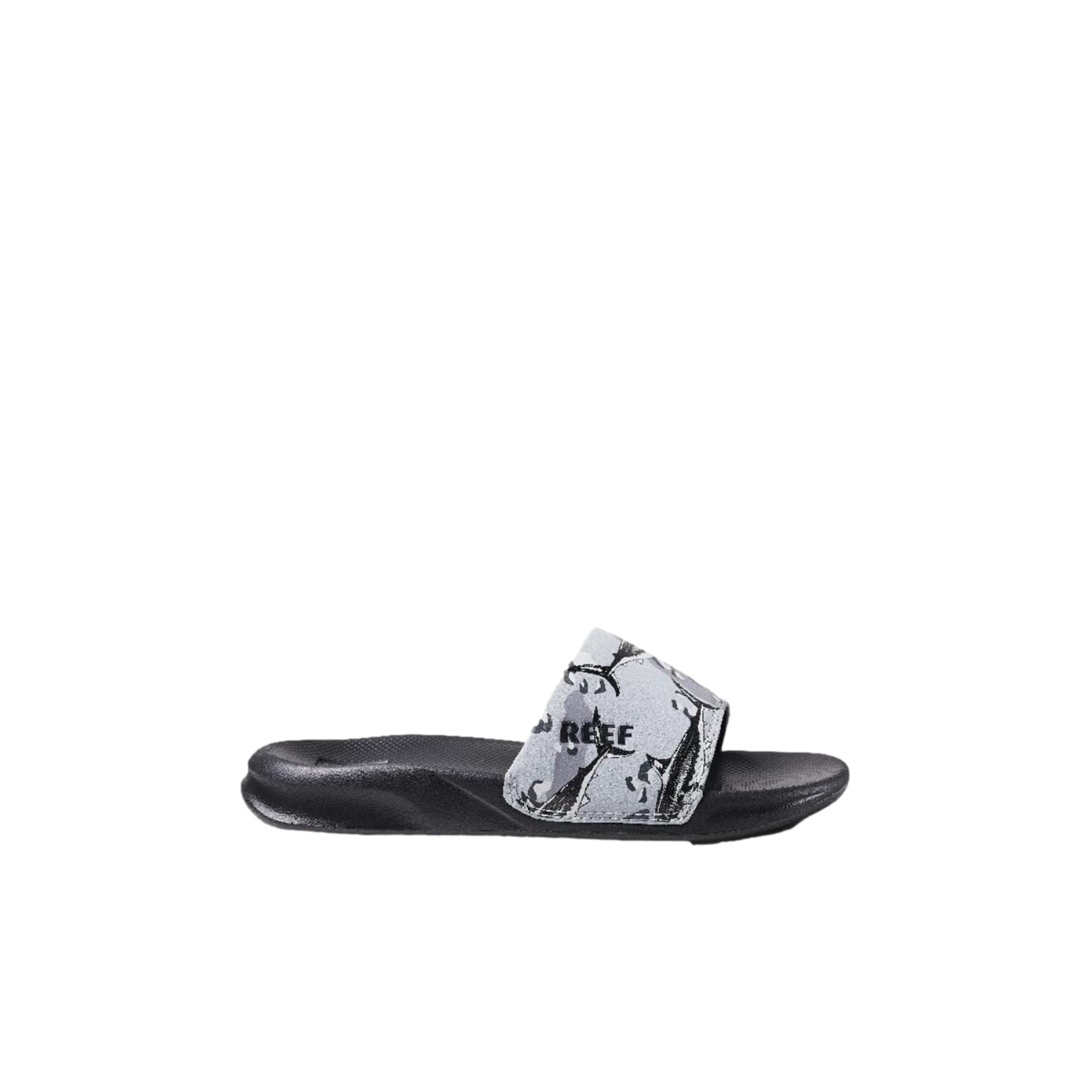 Reef One Slide Grey Camo Shark CJ4111 Pre - School