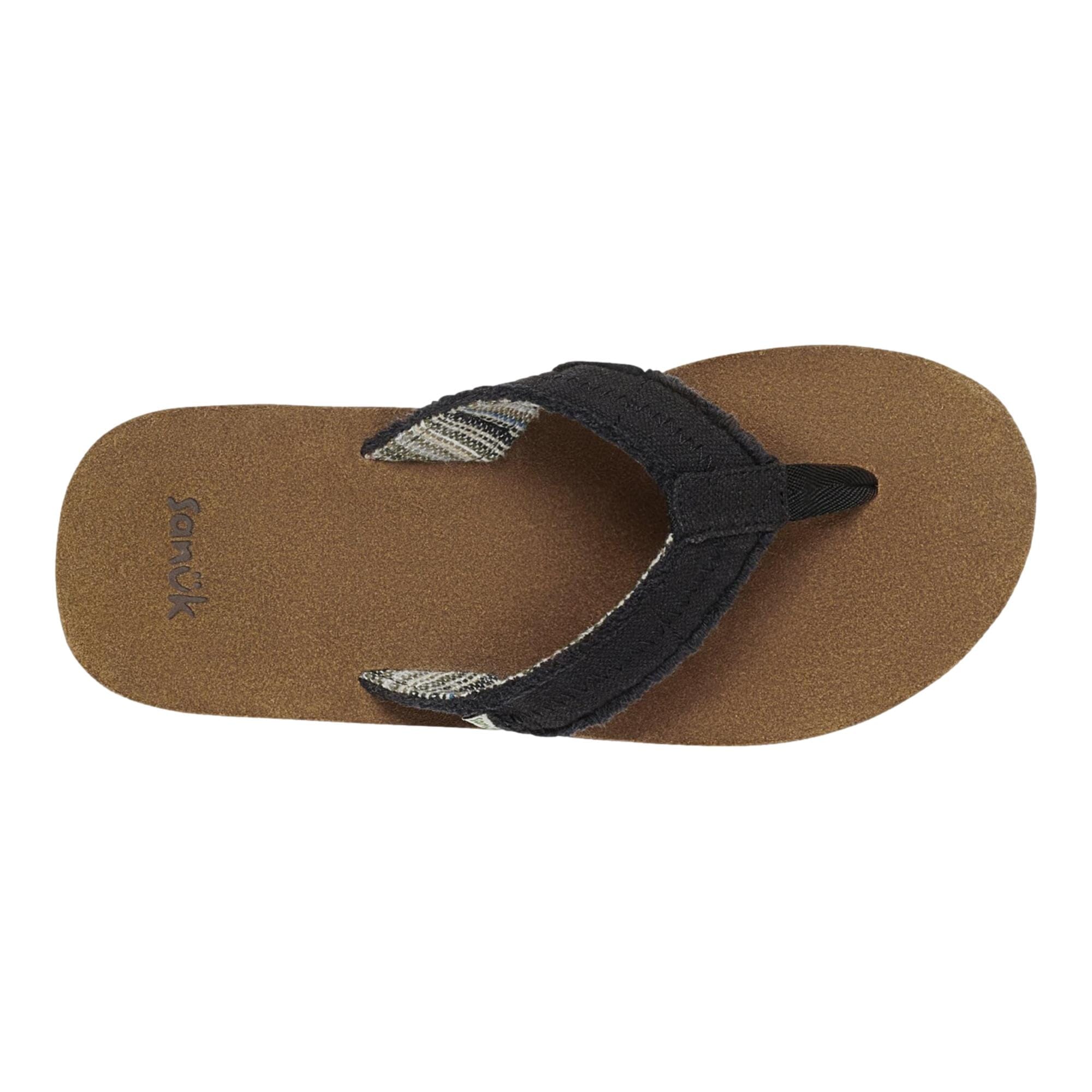 SOFT Sanuk Fraid Not Soft Top Black 1116736 - BLK Men's