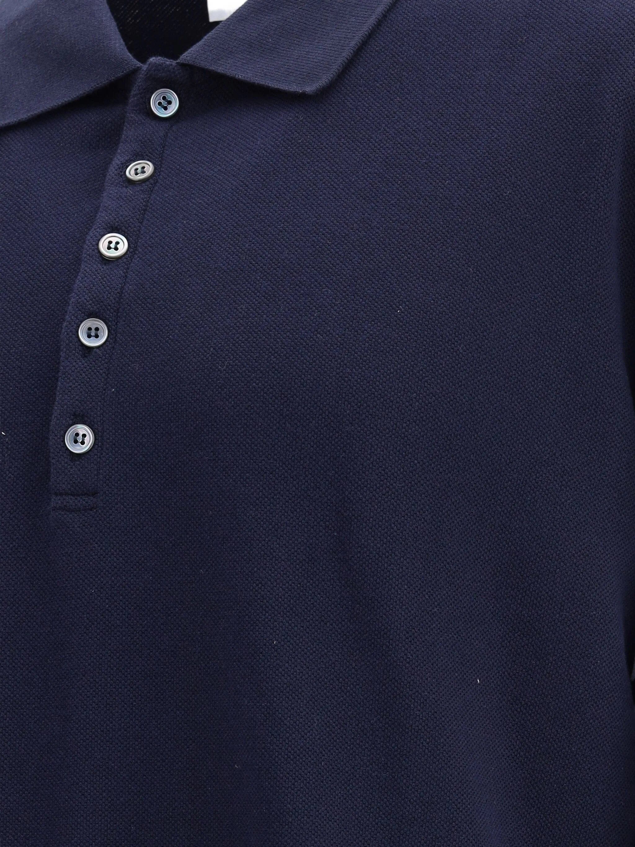 Thom Browne 4 - Bar long - sleeve polo shirt