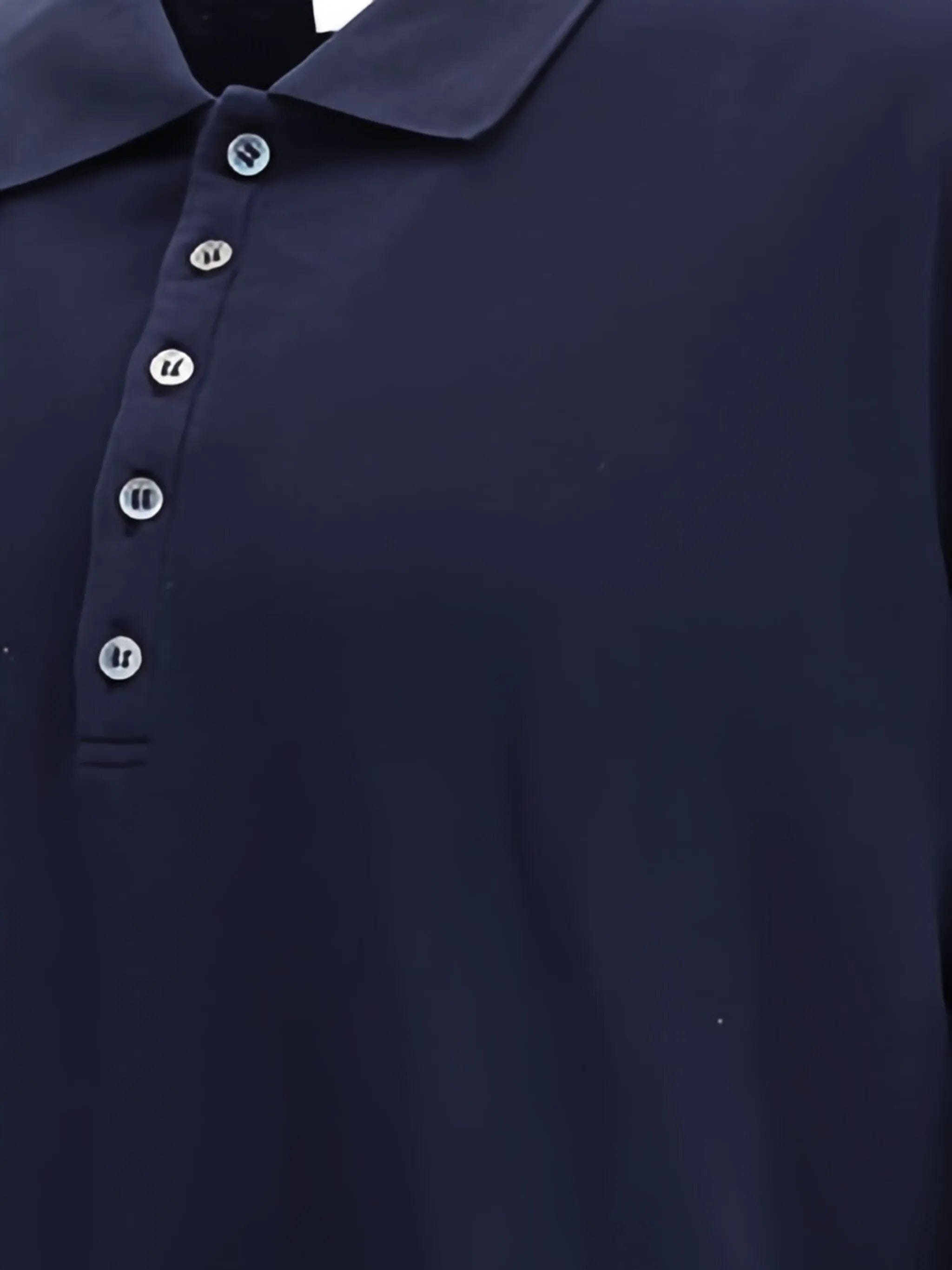 Thom Browne 4 - Bar long - sleeve polo shirt