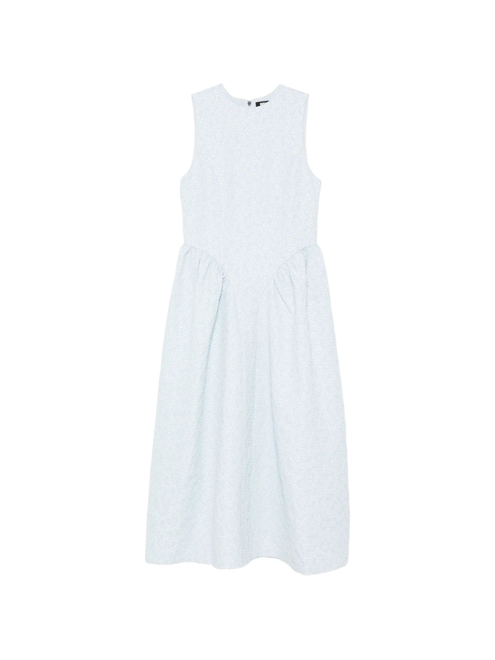 Rotate Birger Christensen jacquard crew - neck midi dress