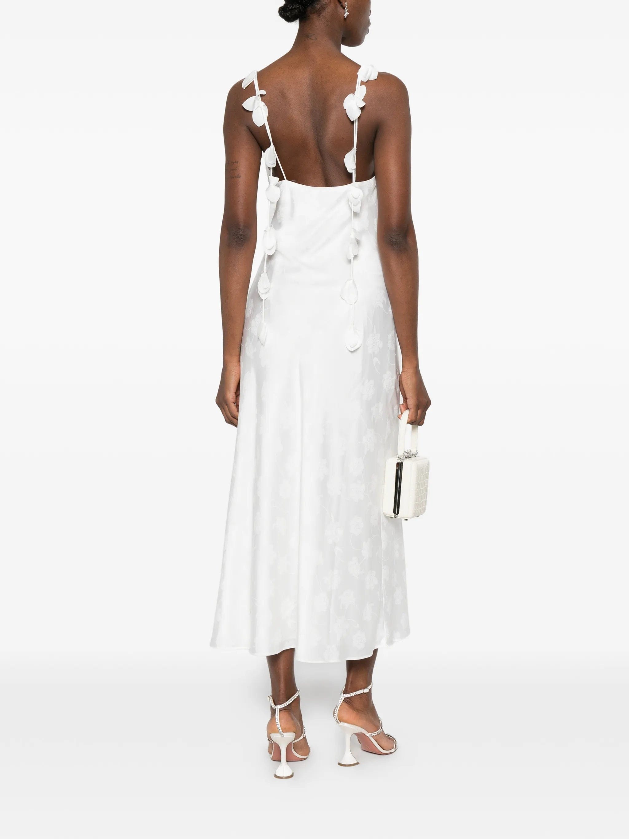 Rotate Birger Christensen cowl - neck midi dress