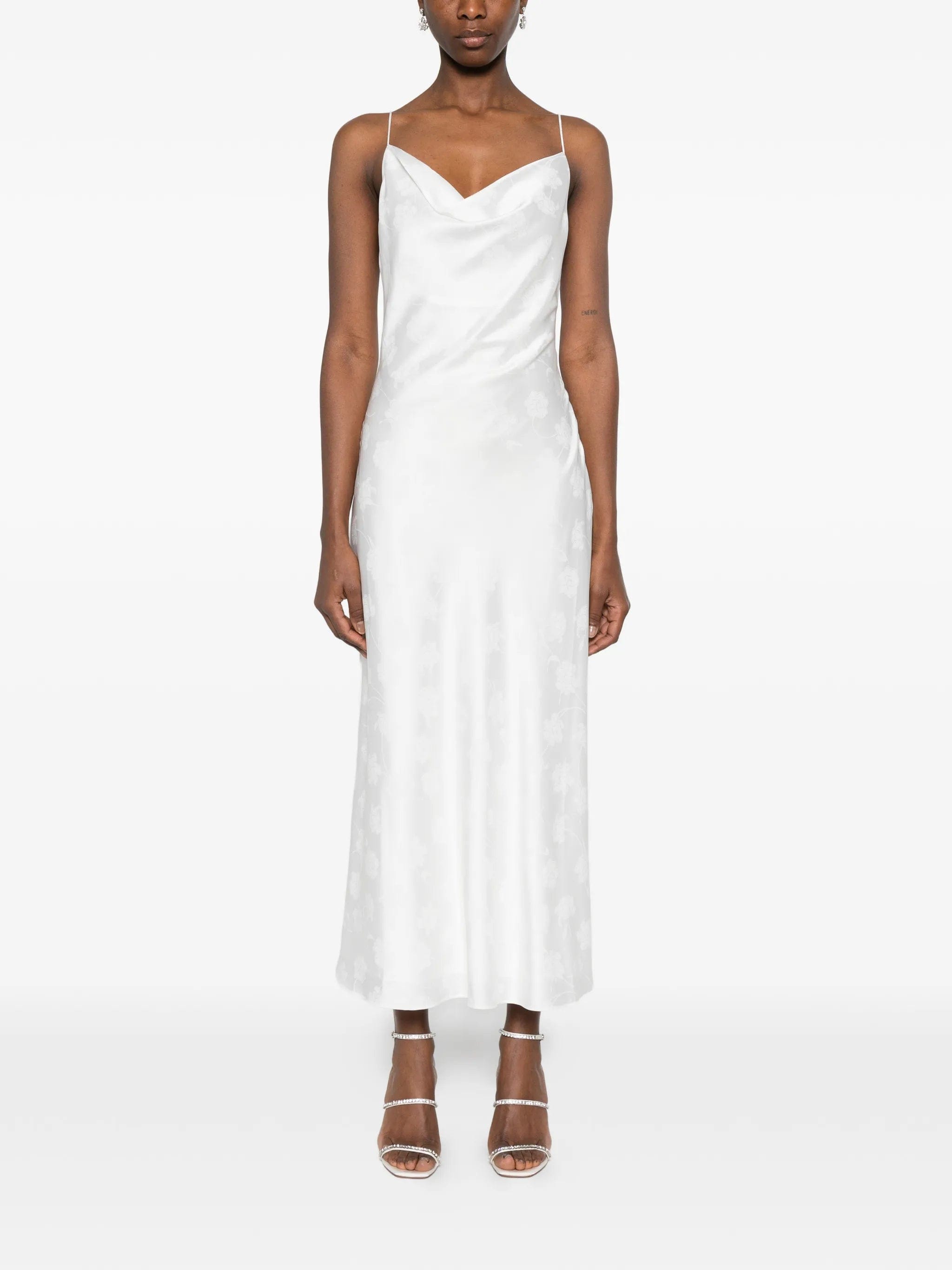 Rotate Birger Christensen cowl - neck midi dress