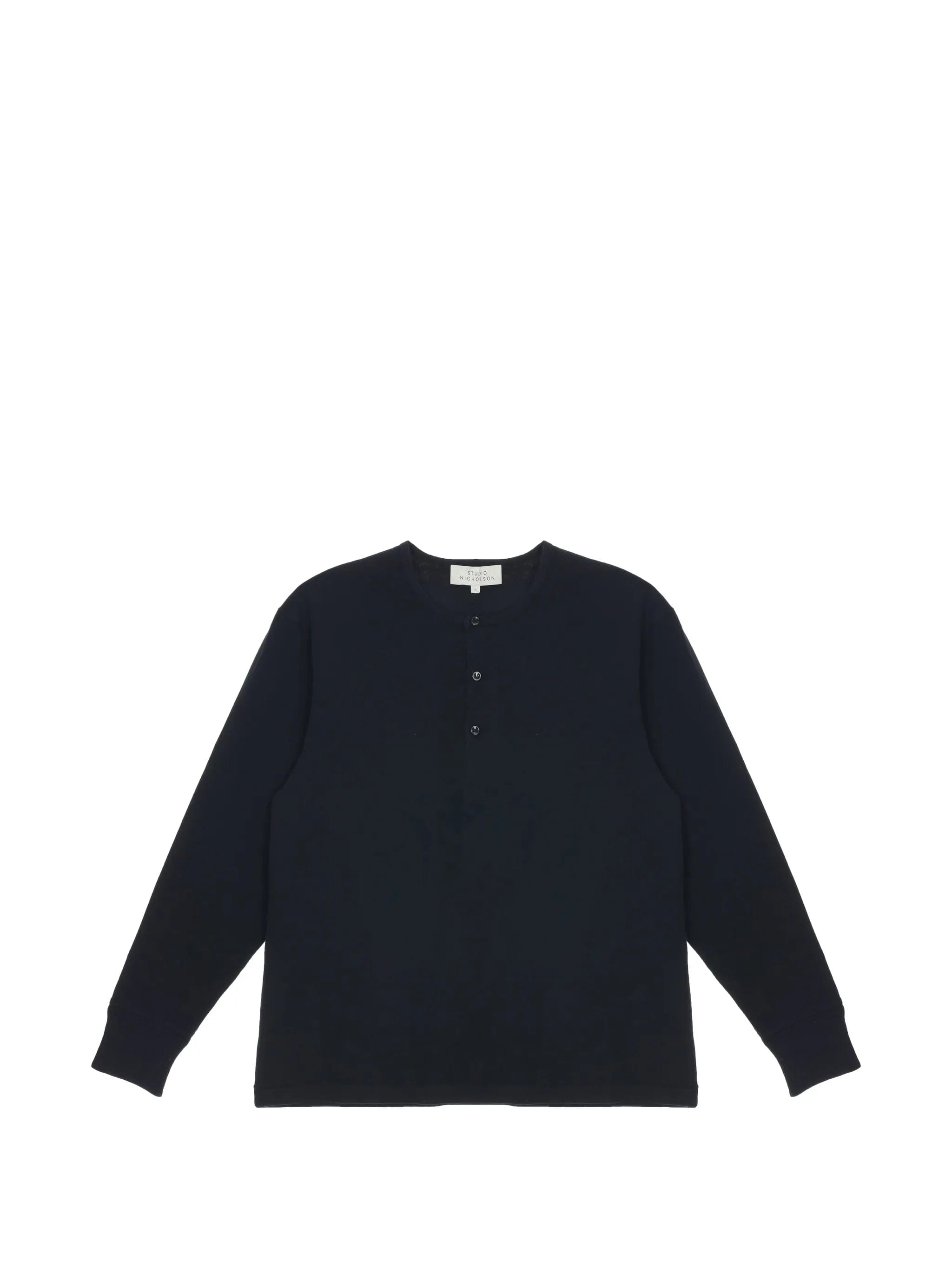 Studio Nicholson henley long - sleeve T - shirt
