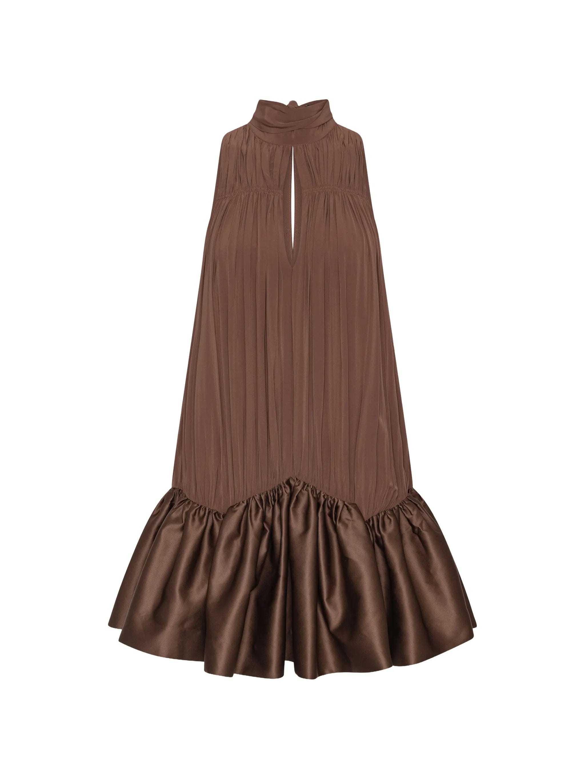 Rotate Birger Christensen gathered mini dress